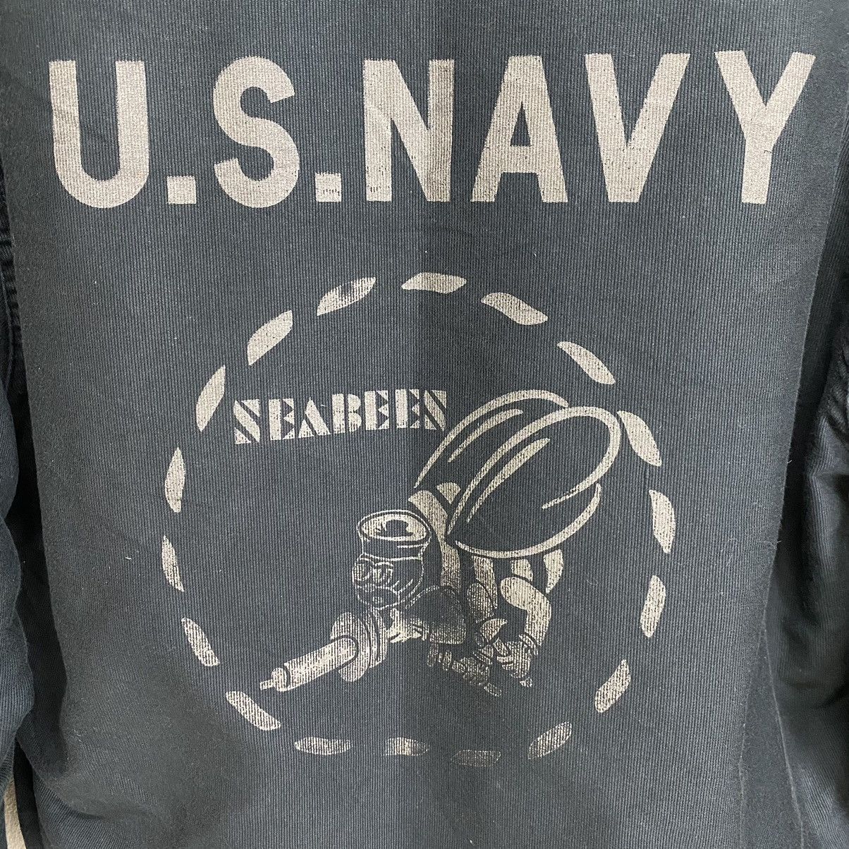 Buzz Rickson's Archival Vtg Buzzrickson Deck Zip Seabees Stencil Jacket Size US M / EU 48-50 / 2 - 8 Thumbnail