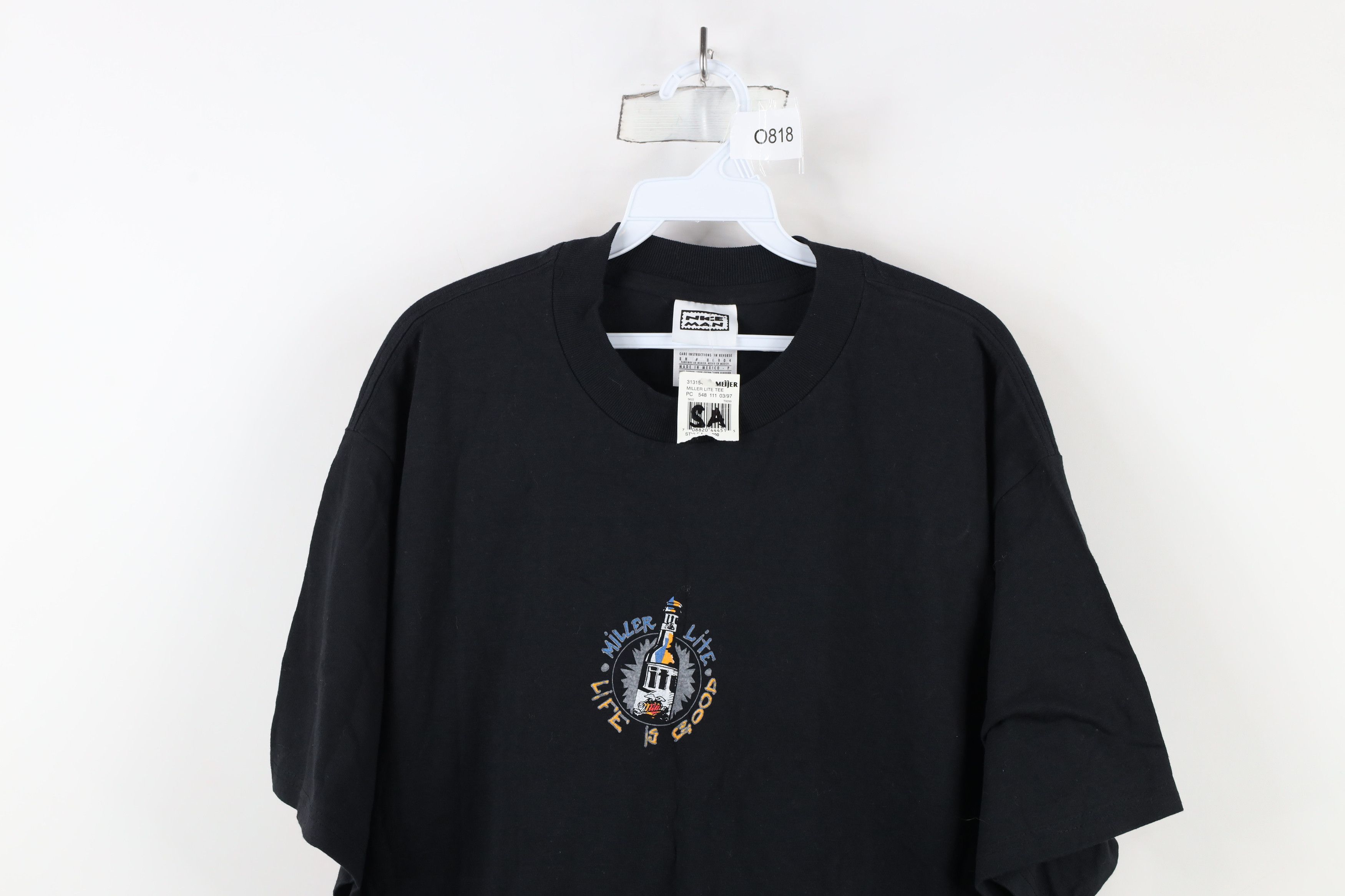Vintage Deadstock Vintage 90s Miller Lite Beer Life Is Good T-Shirt Size US XL / EU 56 / 4 - 2 Thumbnail