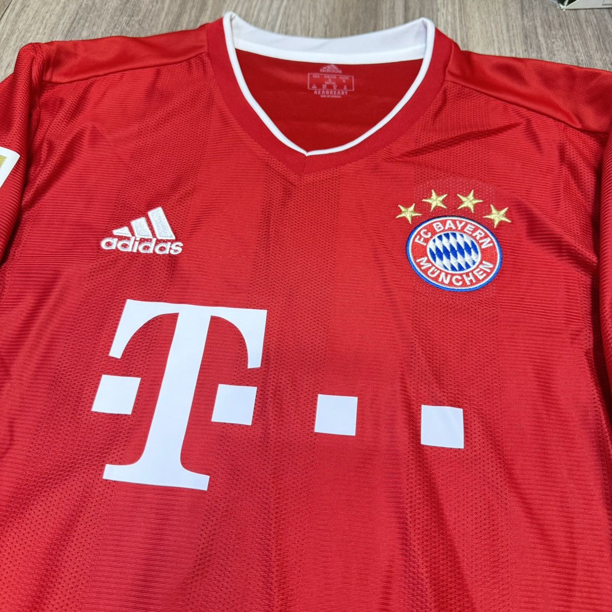 Adidas Bayern Munich 20/21 home shirt #9 Lewandowski Size US XL / EU 56 / 4 - 3 Thumbnail