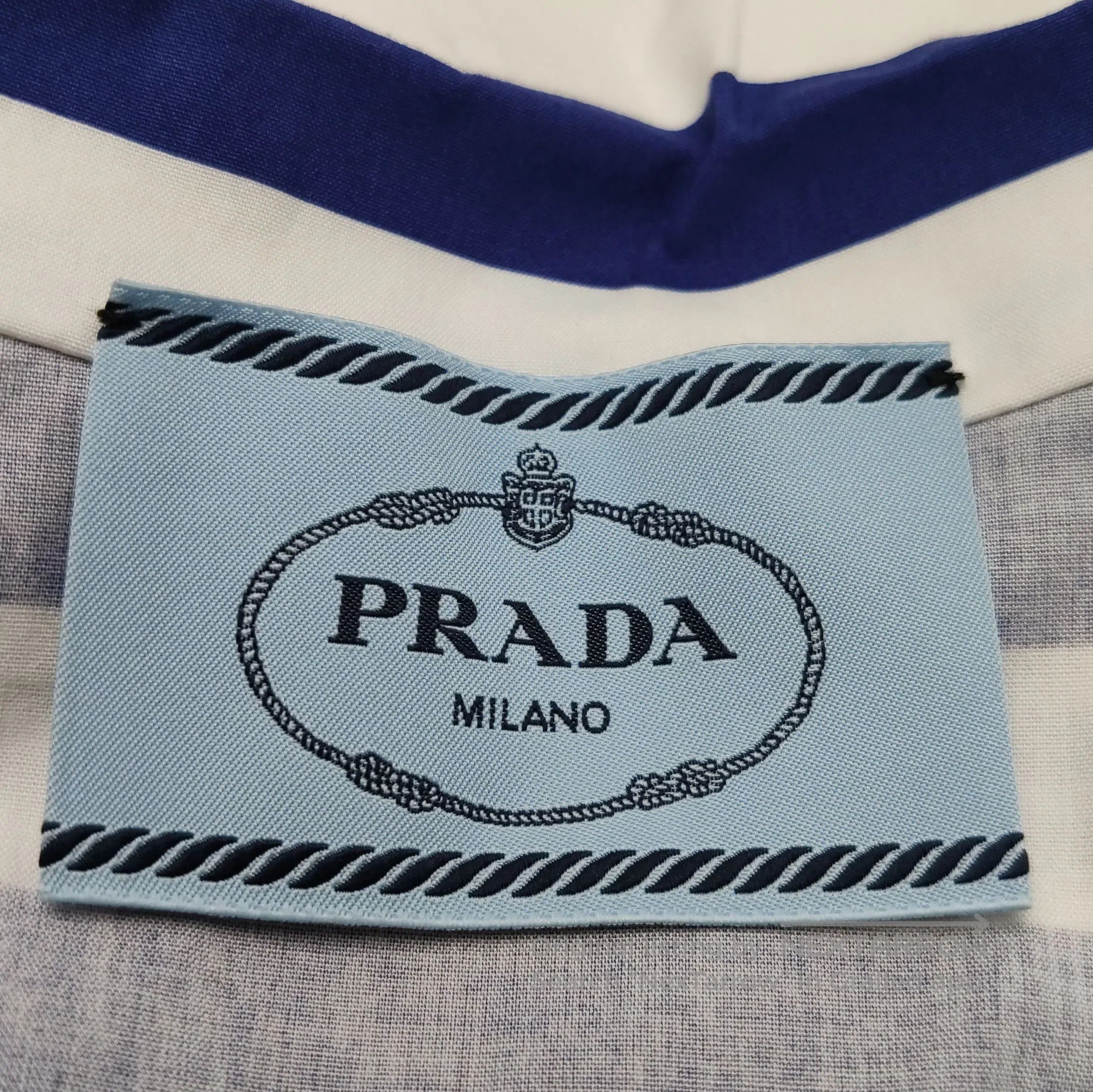 Prada Prada Colorful Striped Logo Polo Dress . Size M / US 6-8 / IT 42-44 - 5 Thumbnail