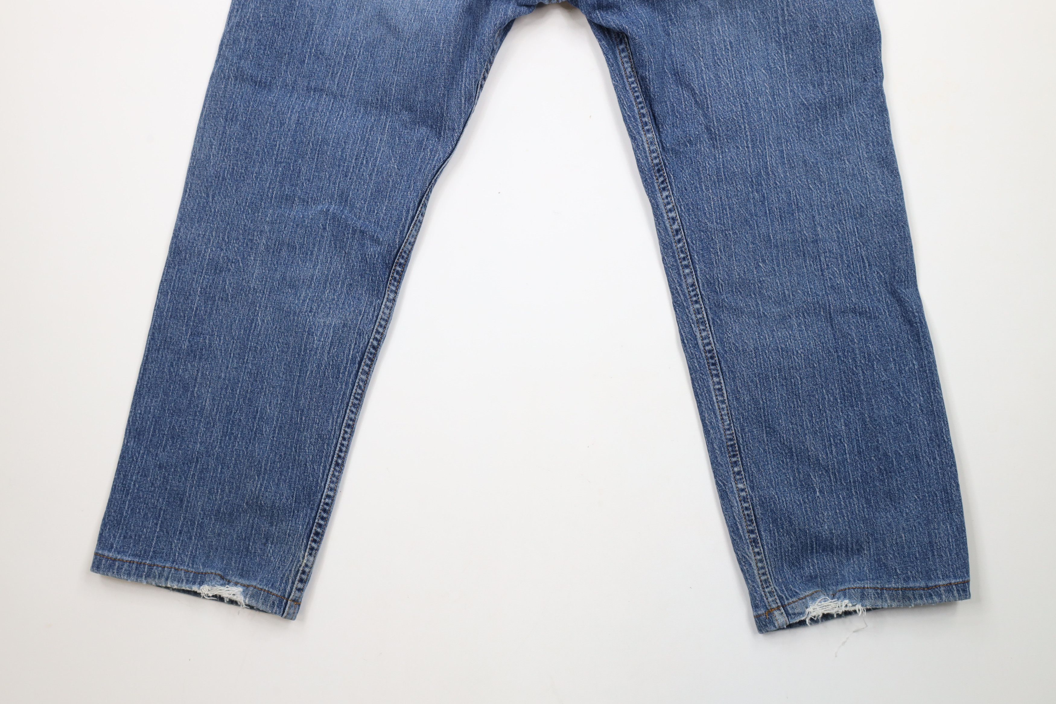 Levi's × Vintage Vintage Y2K Levis 505 Regular Fit Denim Jeans Blue Cotton Size US 36 / EU 52 - 16 Thumbnail