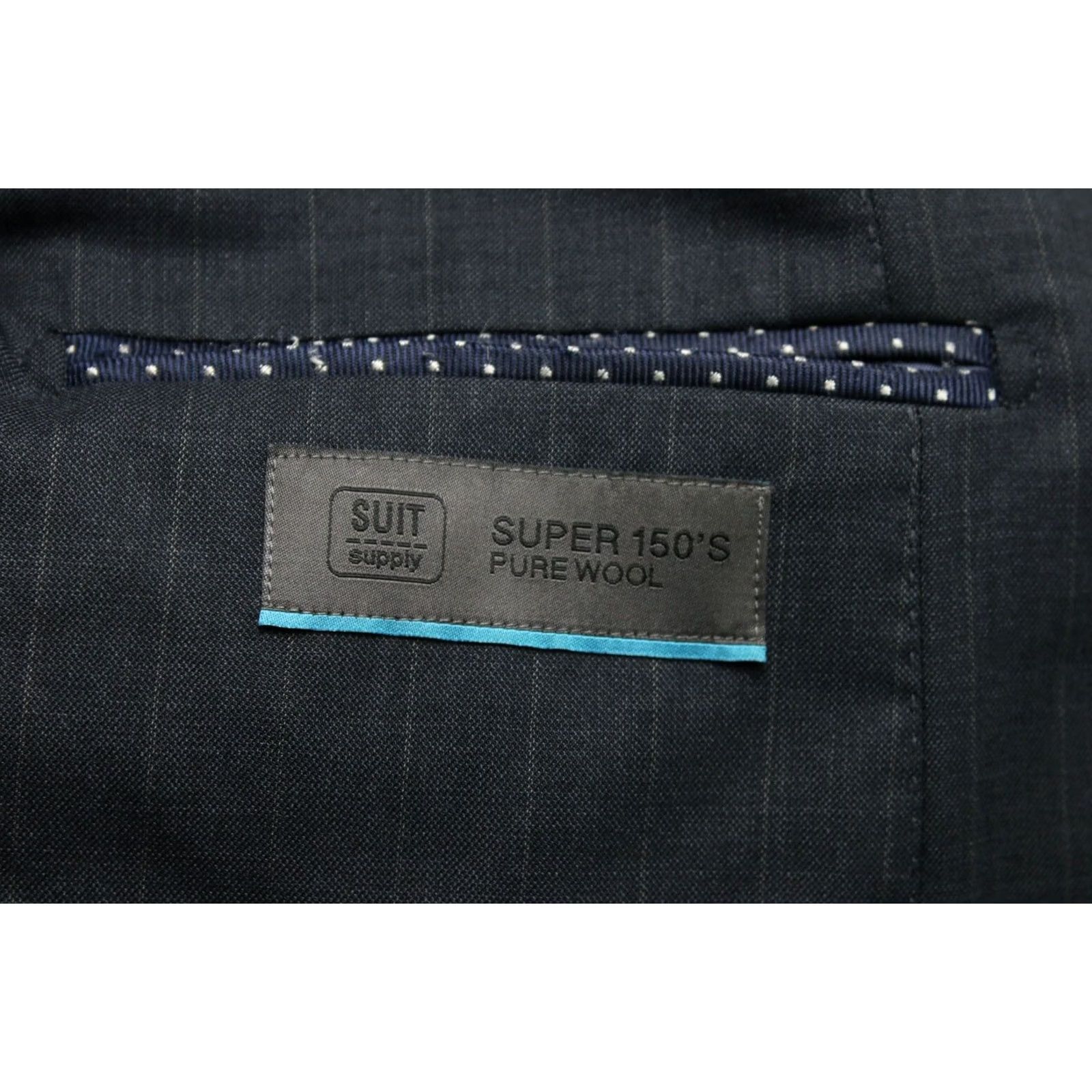 Suitsupply SUITSUPPLY Blazer Men's UK 42 Notch Lapel Half Lined Super 150's Pure Wool Size 42R - 6 Thumbnail