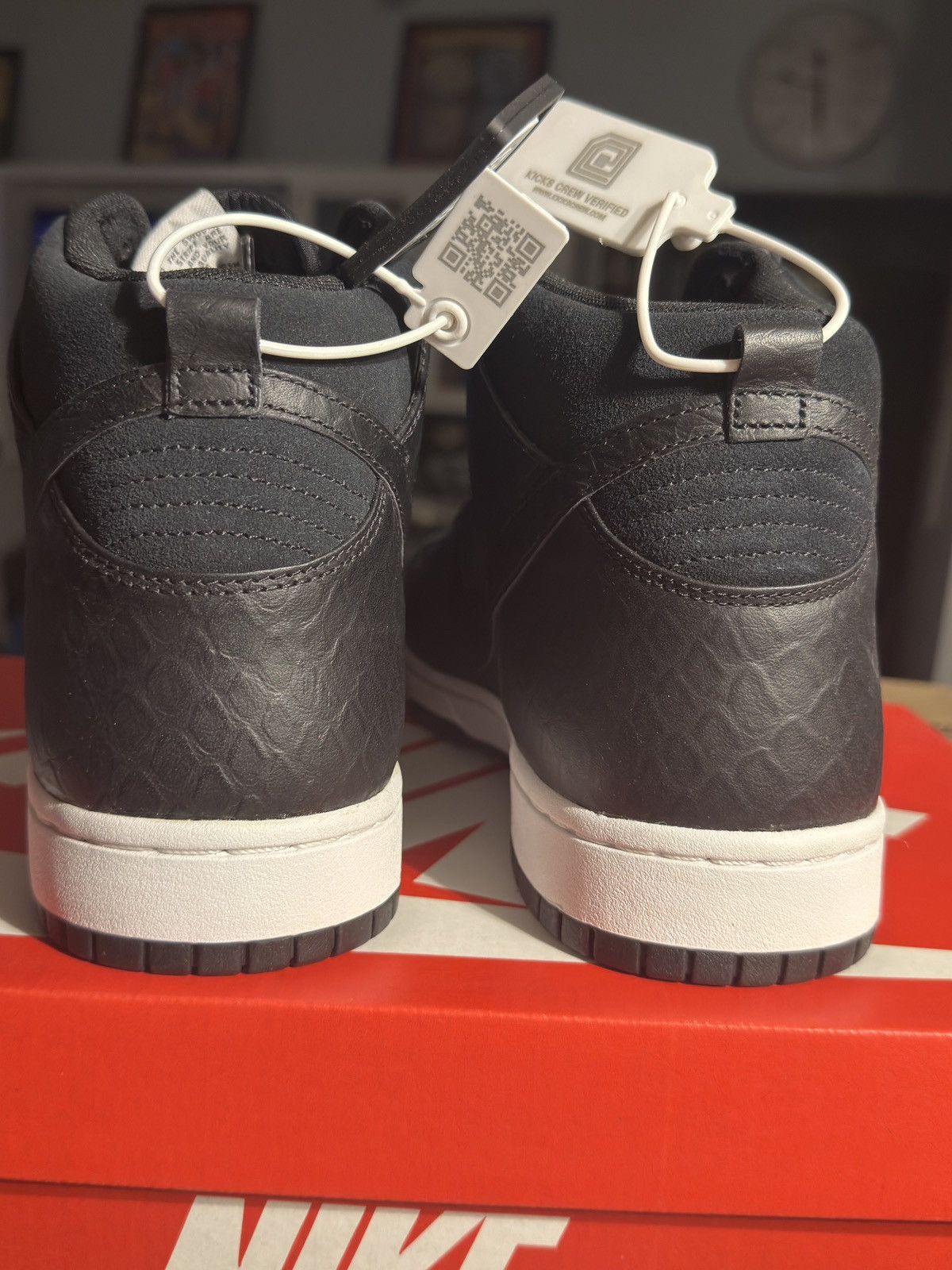 Nike Nike Dunk High CMFT Black Croc Size US 10.5 / EU 43-44 - 3 Thumbnail
