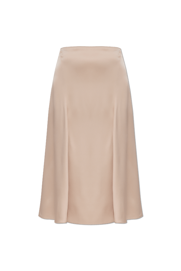 Fendi o1s1wg110226 Midi Skirt in Beige Size 26" / US 2 / IT 38 - 1 Thumbnail