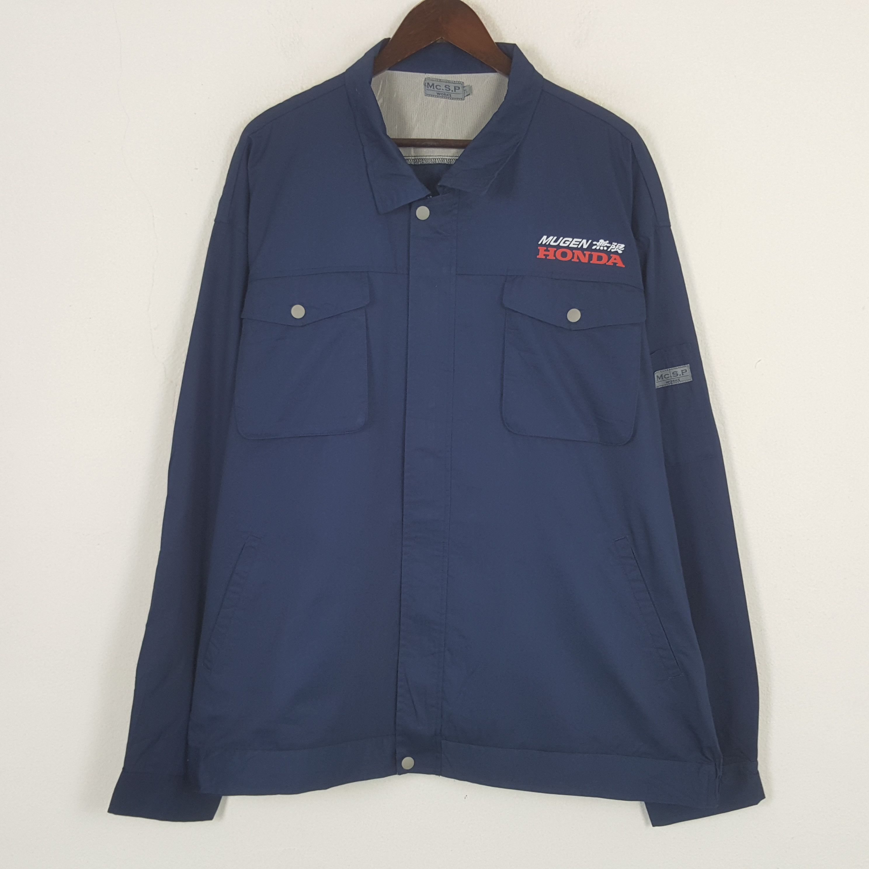 Honda × Japanese Brand × Vintage Vintage Mugen Honda Custom Sport Racing Japan Jacket Size US XXL / EU 58 / 5 - 3 Thumbnail