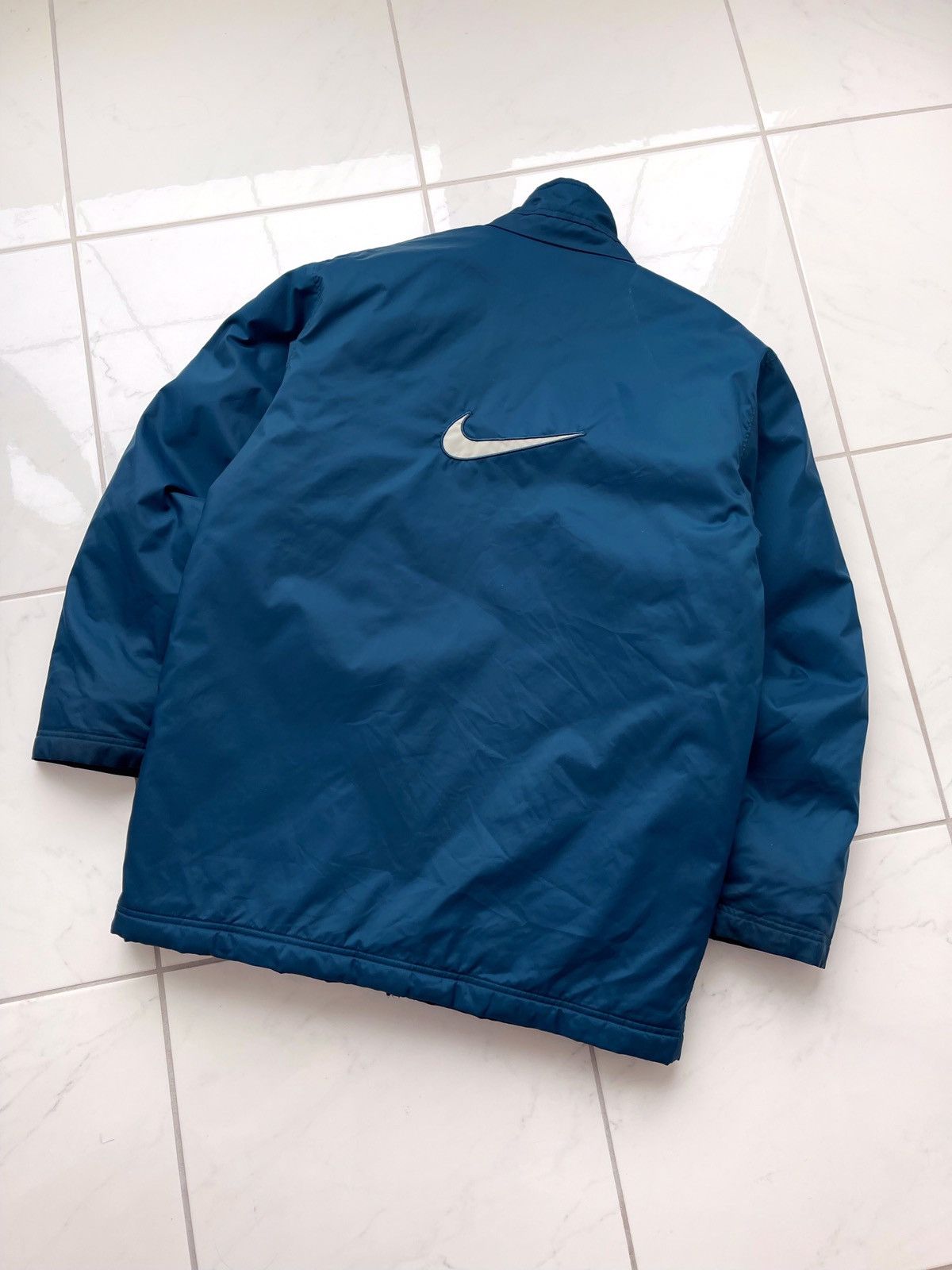 Nike × Vintage Vintage Y2k Nike Nylon Big Logo Jacket Size US M / EU 48-50 / 2 - 1 Thumbnail