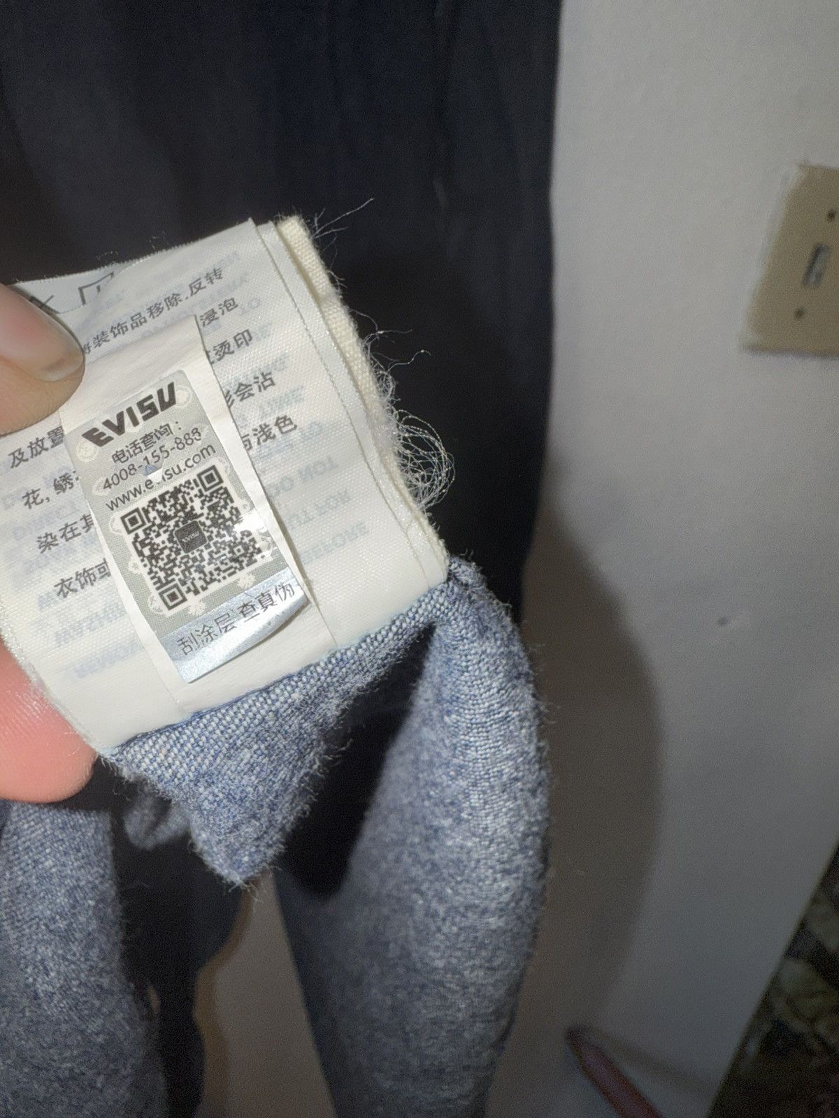 Evisu Vintage EVISU LONG SLEEVE JAPANESE DARK BLUE DENIM BUTTON UP Size US XL / EU 56 / 4 - 11 Thumbnail
