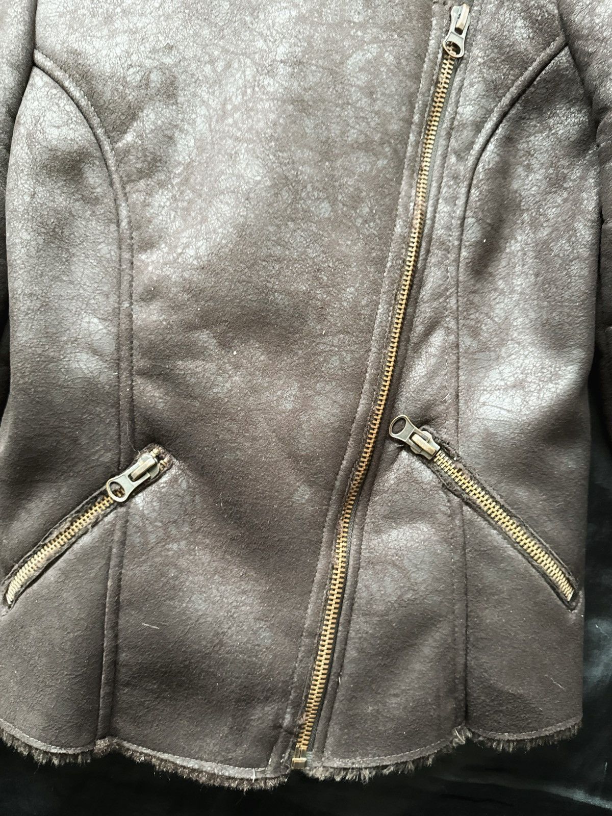 Vintage Vintage asymmetric avant-garde biker moto pirate jacket Size M / US 6-8 / IT 42-44 - 4 Thumbnail