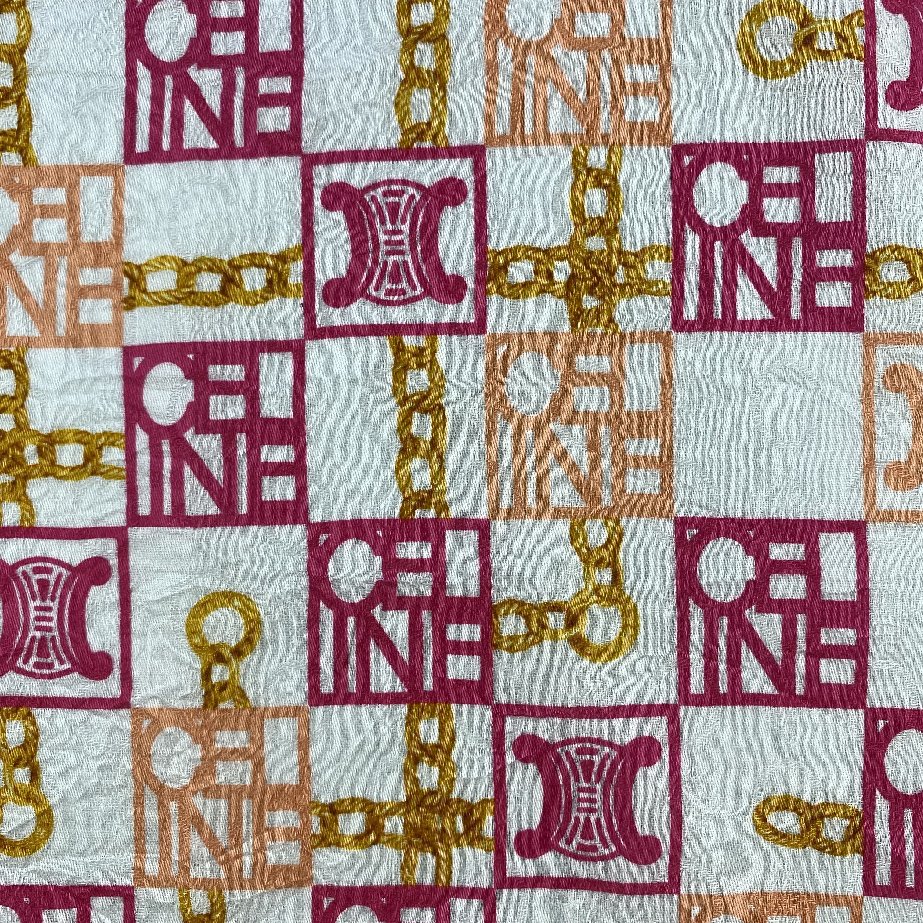 Celine × Vintage Celine Bandana/ Handkerchief / Neckerchief Size ONE SIZE - 4 Thumbnail