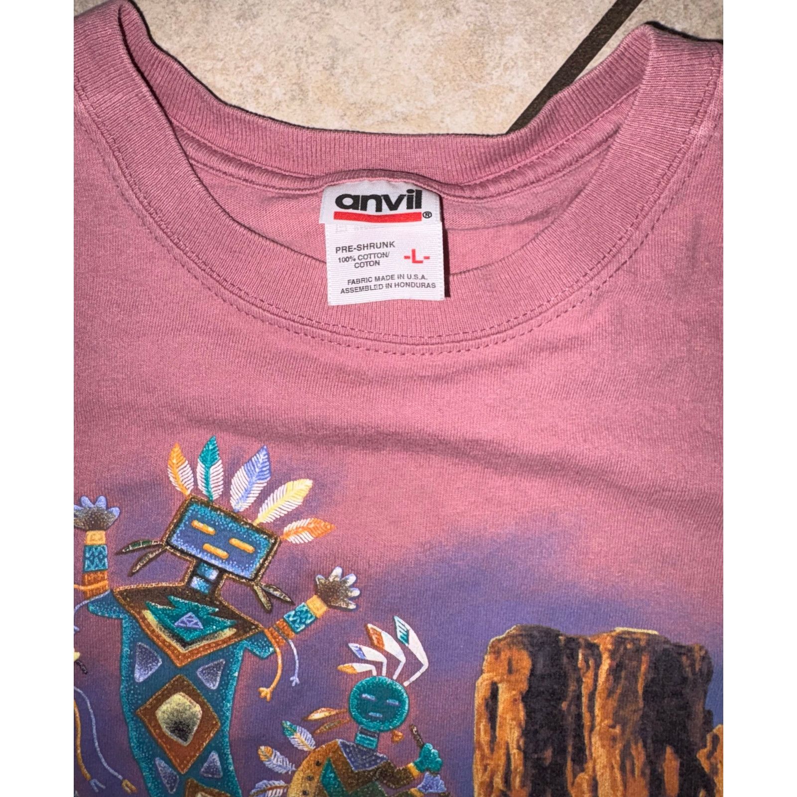 Anvil Vintage 2001 Arizona Monument Valley USA t size large Size US L / EU 52-54 / 3 - 2 Thumbnail