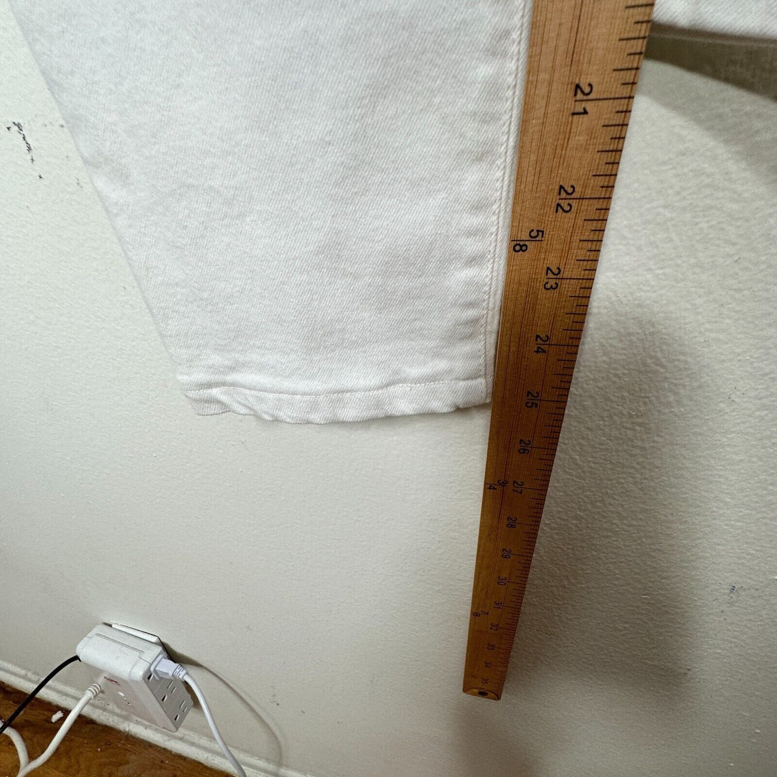Other Joe's Jeans White Low-Rise Skinny Ankle Juliet Crop Jeans 30 Size 30" / US 8 / IT 44 - 6 Thumbnail
