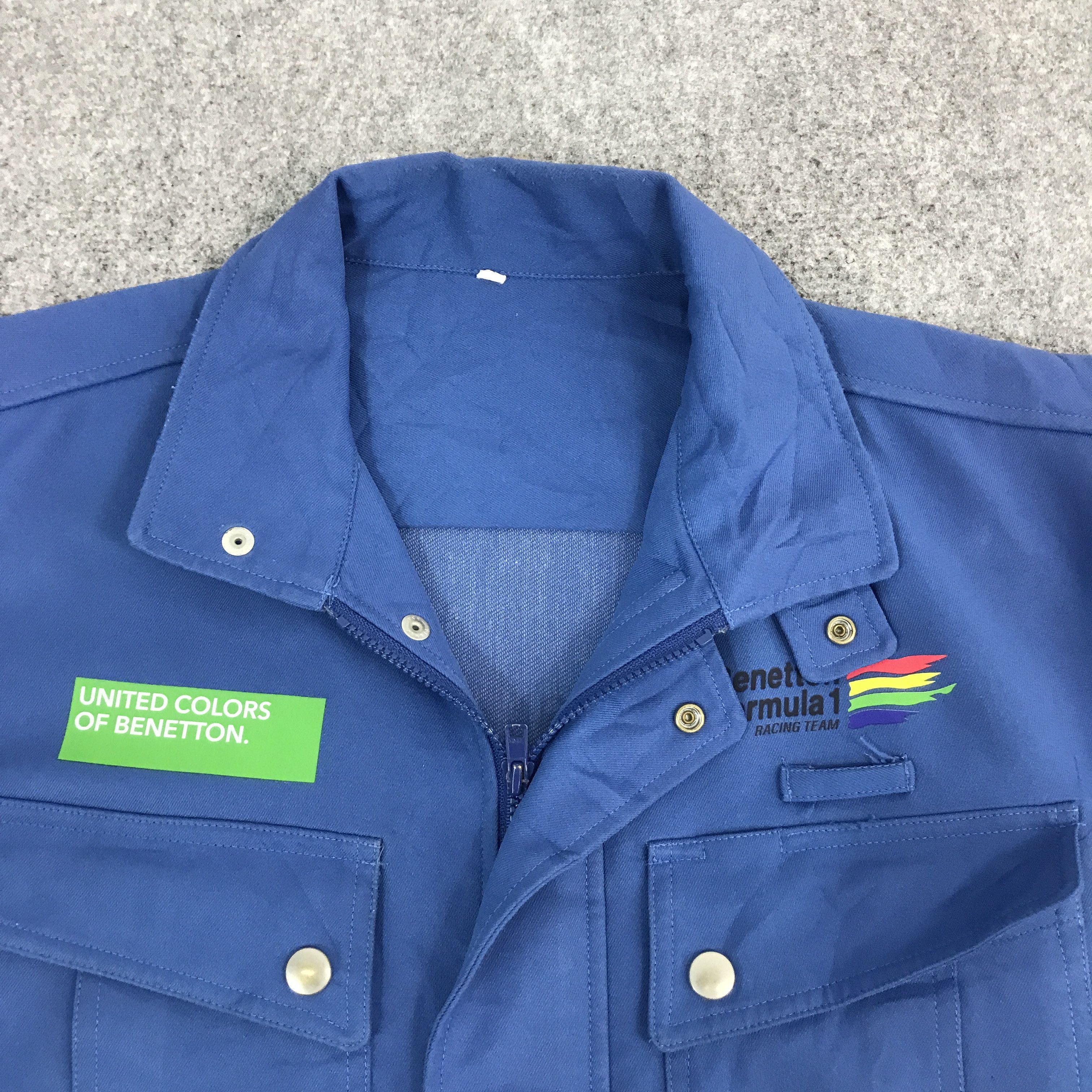 Japanese Brand × United Colors Of Benetton Vtg benetton formula 1 racing works jacket Size US M / EU 48-50 / 2 - 8 Thumbnail