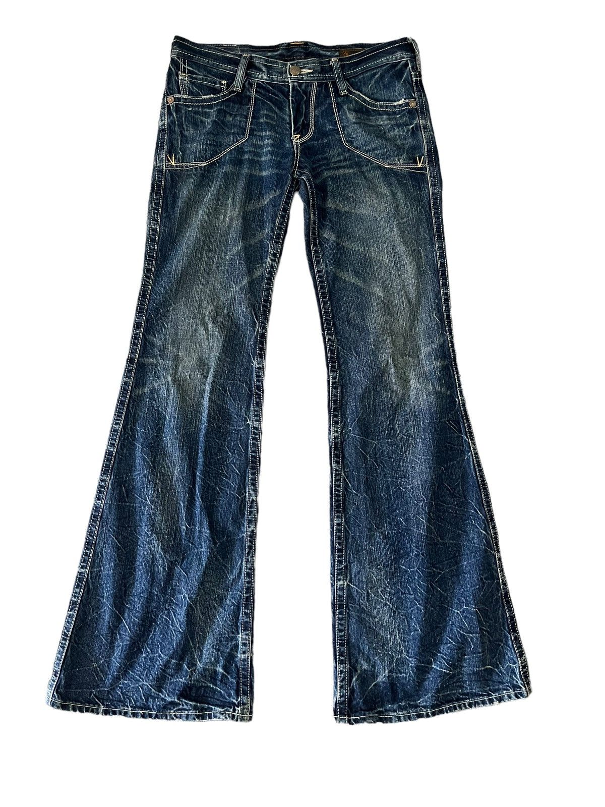 If Six Was Nine × Japanese Brand A Pair Vintage Brappers Japanes Brand Flare Jeans in size 32 Size US 32 / EU 48 - 2 Thumbnail