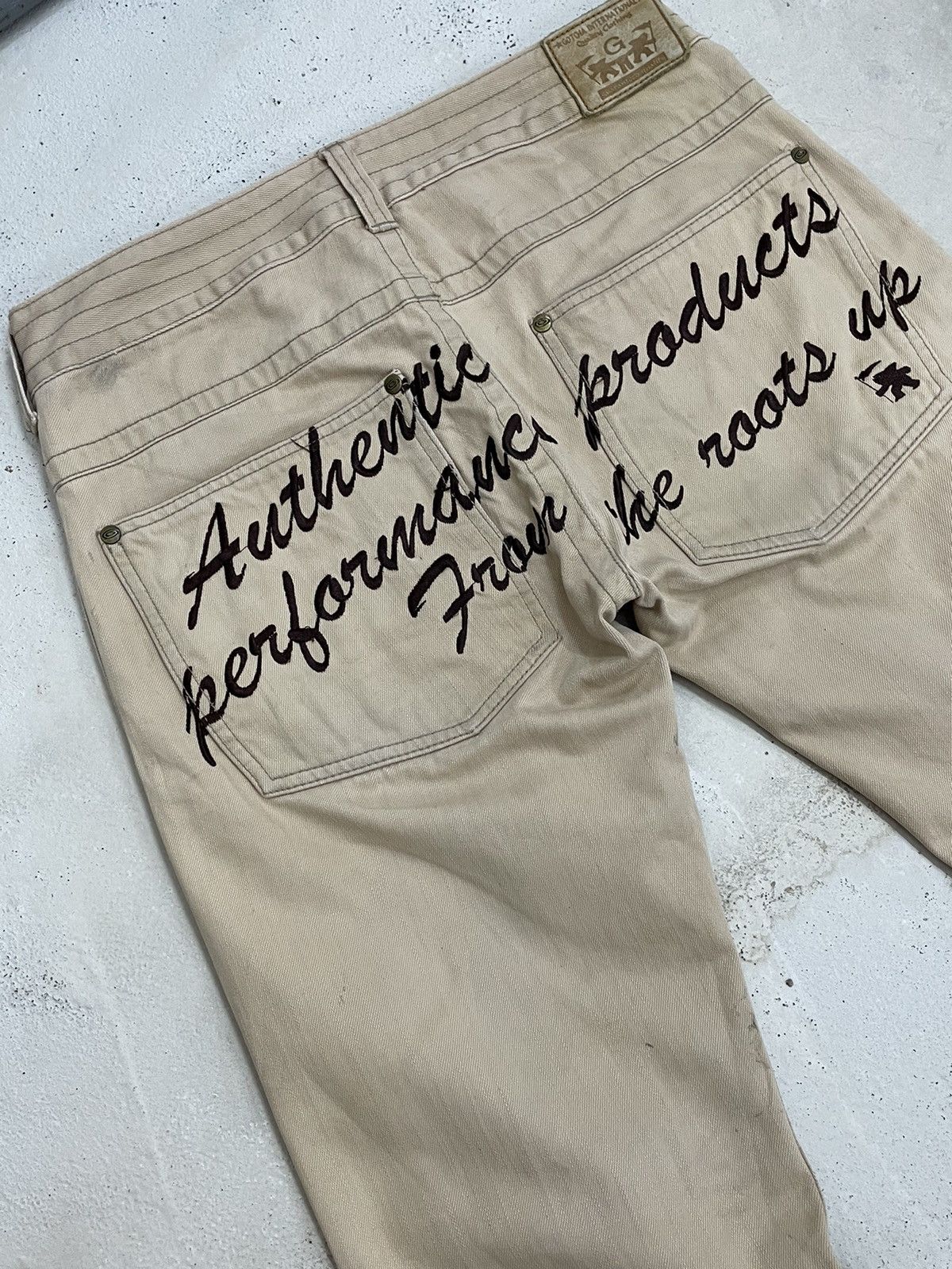 Gotcha Gotcha Surf Y2K Style Hawaii Design Oil Mark Pants Size US 31 - 13 Thumbnail