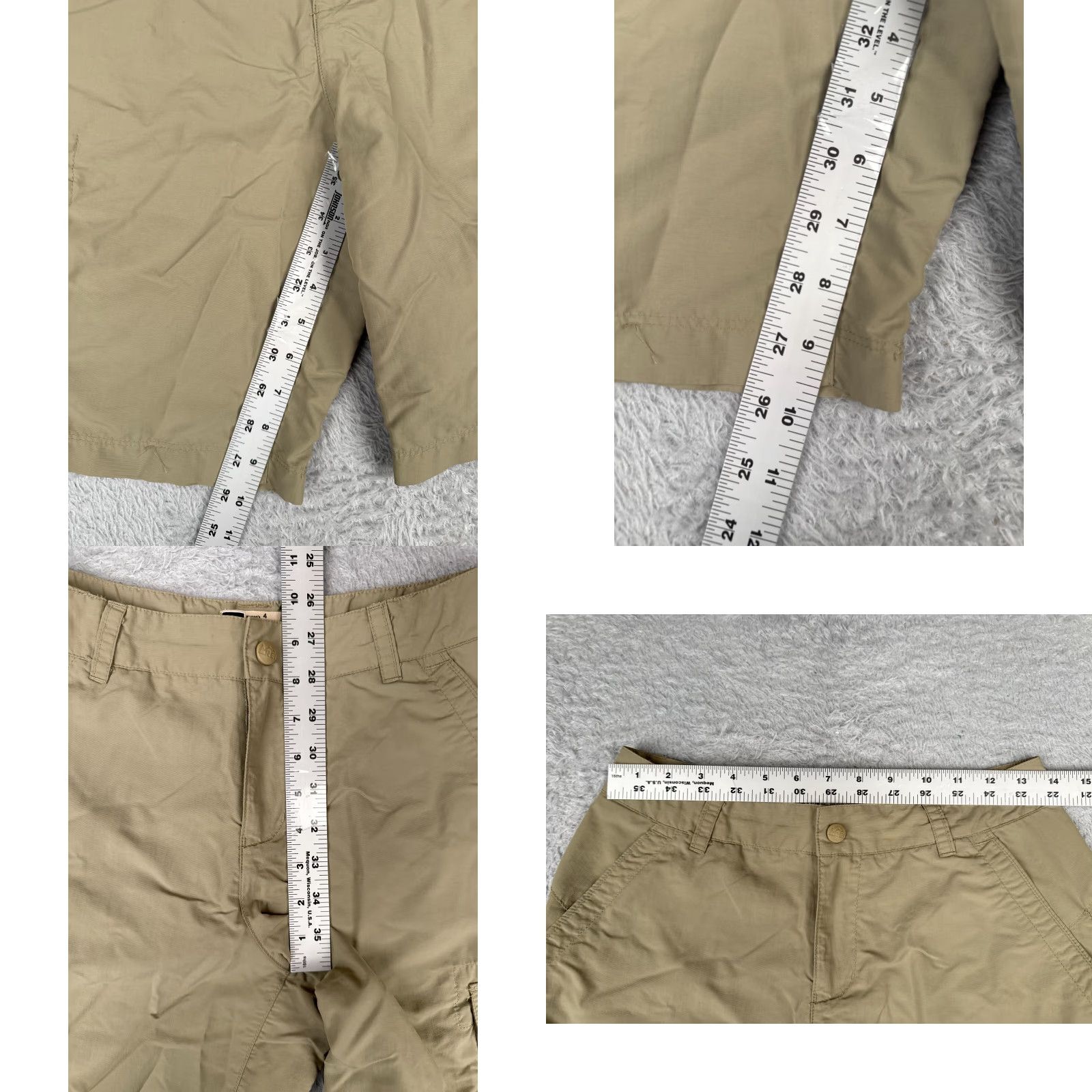 Vintage VINTAGE Cabela's Women's Shorts Cargo Casual Hiking Camping Fishing 27x10 Beige Cotton Blend Size 4 Size 27" / US 4 / IT 40 - 8 Thumbnail