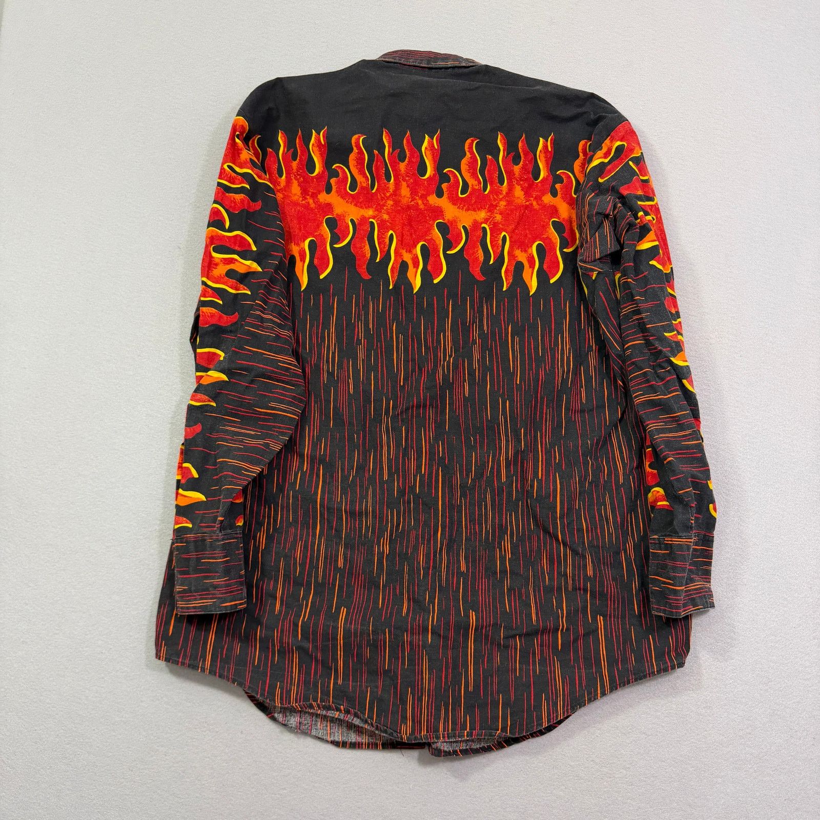 Rockmount Ranch Wear Vintage Rockmount Ranch Wear Flame Pearl Snap Button Shirt Size US L / EU 52-54 / 3 - 5 Thumbnail