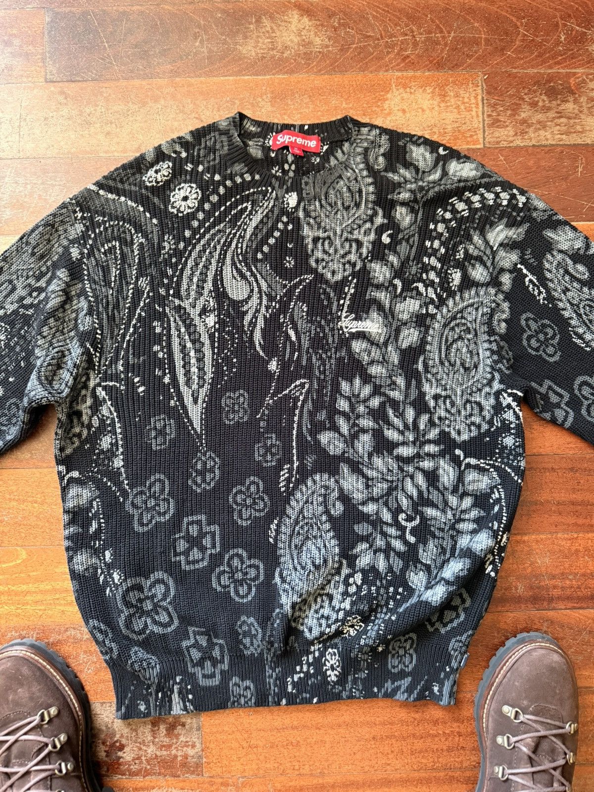 Supreme supreme paisley sweater Size US M / EU 48-50 / 2 - 1 Thumbnail