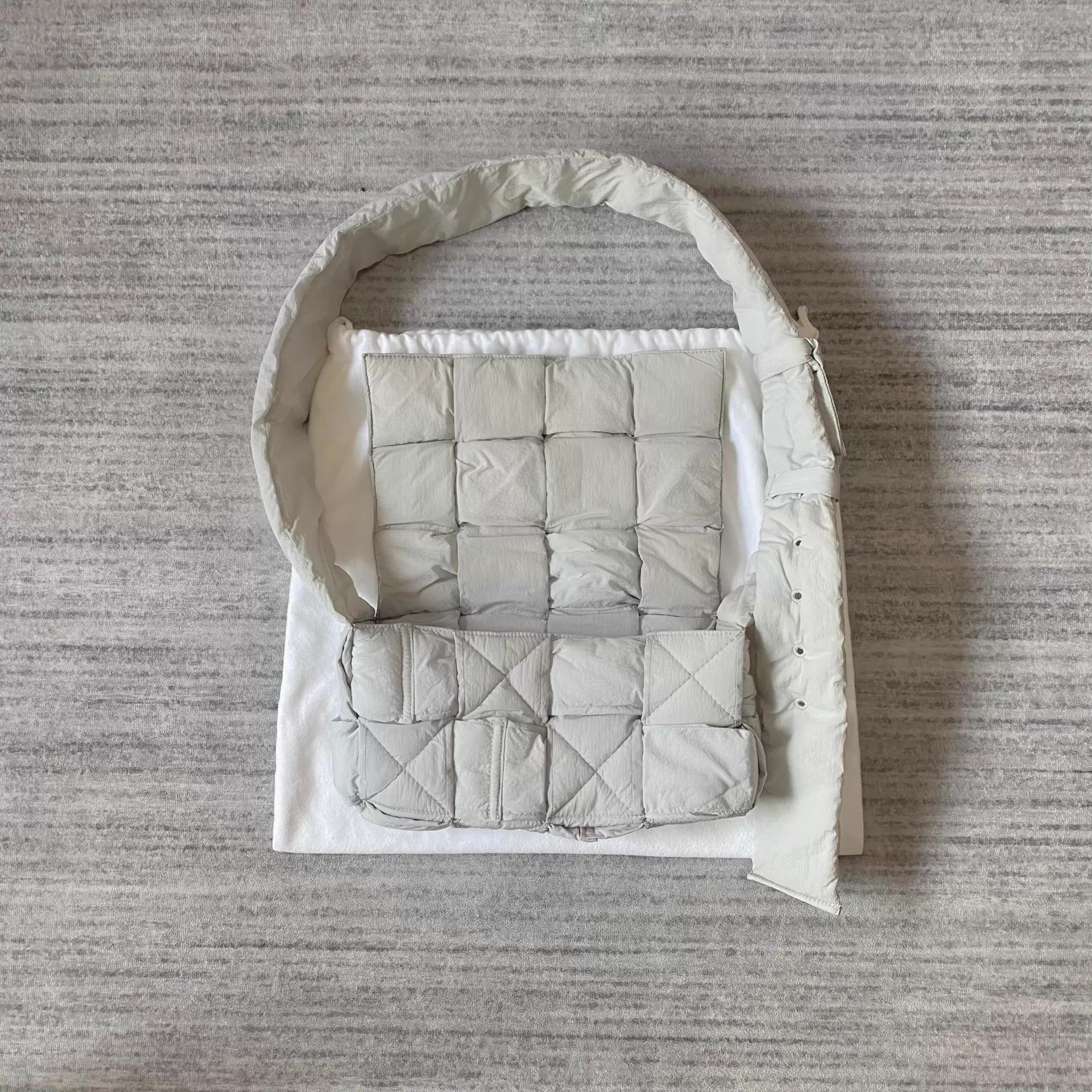 Bottega Veneta Bottega Veneta Nylon Pillow Bag Women's Crossbody/Shoulder Size ONE SIZE - 4 Thumbnail