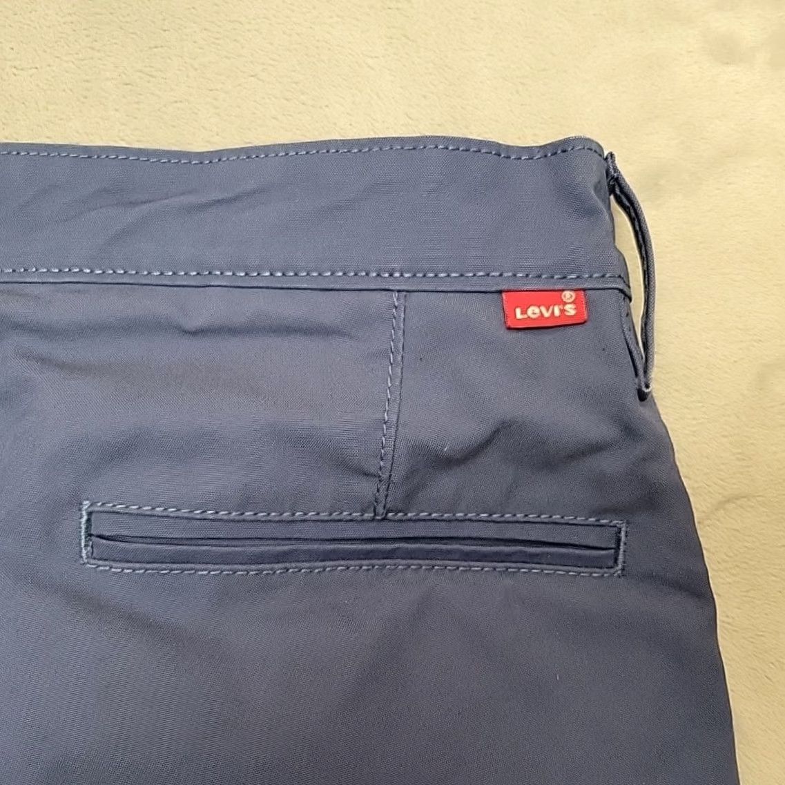 Vintage Levis Pants Men 32x32 Blue Performance Stretch Hiking Casual Chino Flat Front Size US 32 / EU 48 - 7 Thumbnail