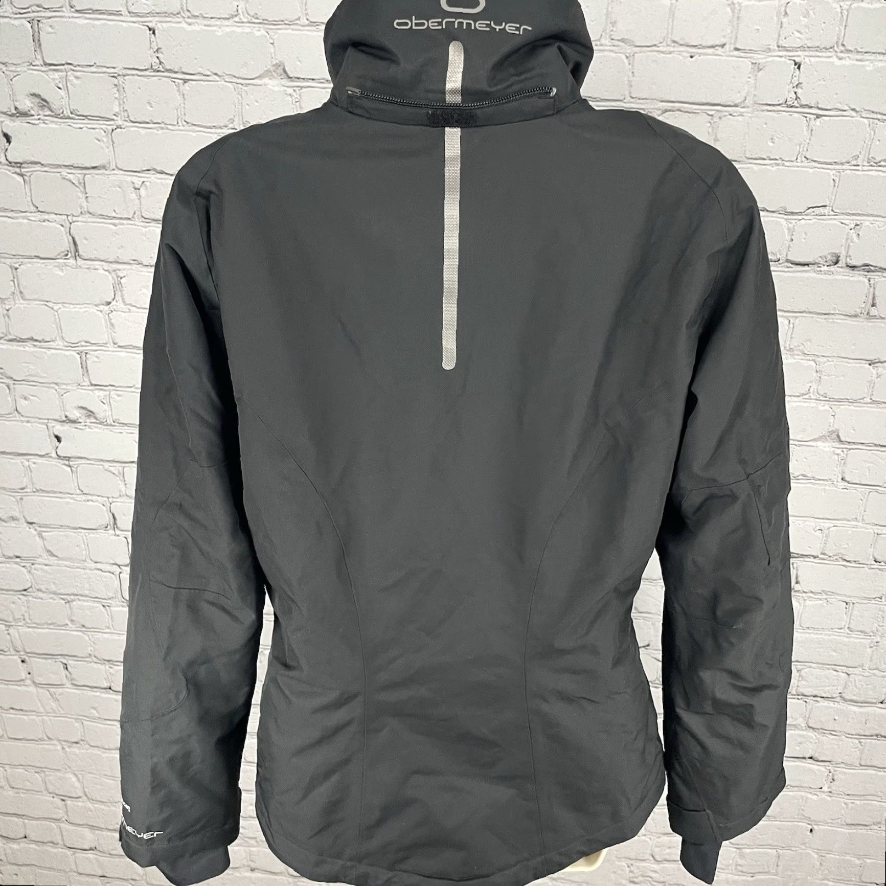 Obermeyer Obermeyer Jacket Women Gray Insulated Zip Pockets Ski Lined Mid-Length Size 8 Size M / US 6-8 / IT 42-44 - 2 Thumbnail