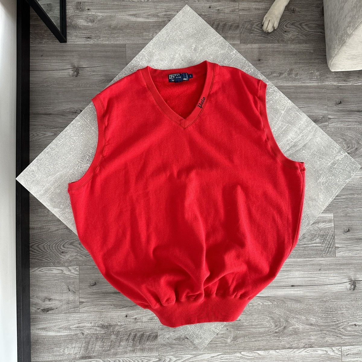Vintage Vintage 90s Polo Ralph Lauren Embroidered logo vest size L Size US L / EU 52-54 / 3 - 2 Thumbnail