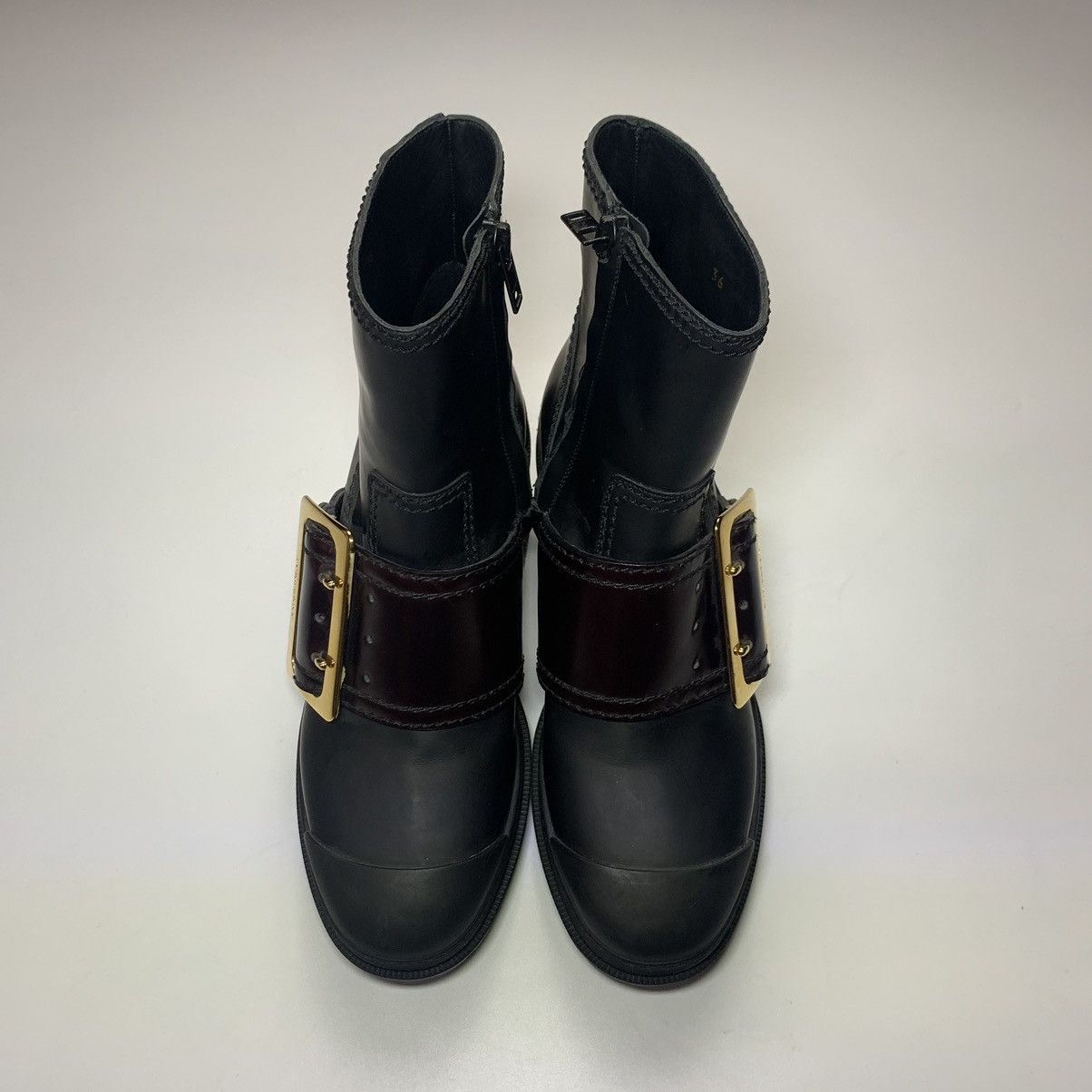 Burberry Burberry Women’s Leather Upper Boots Suede Buckle Ankle Size US 6 / IT 36 - 5 Thumbnail
