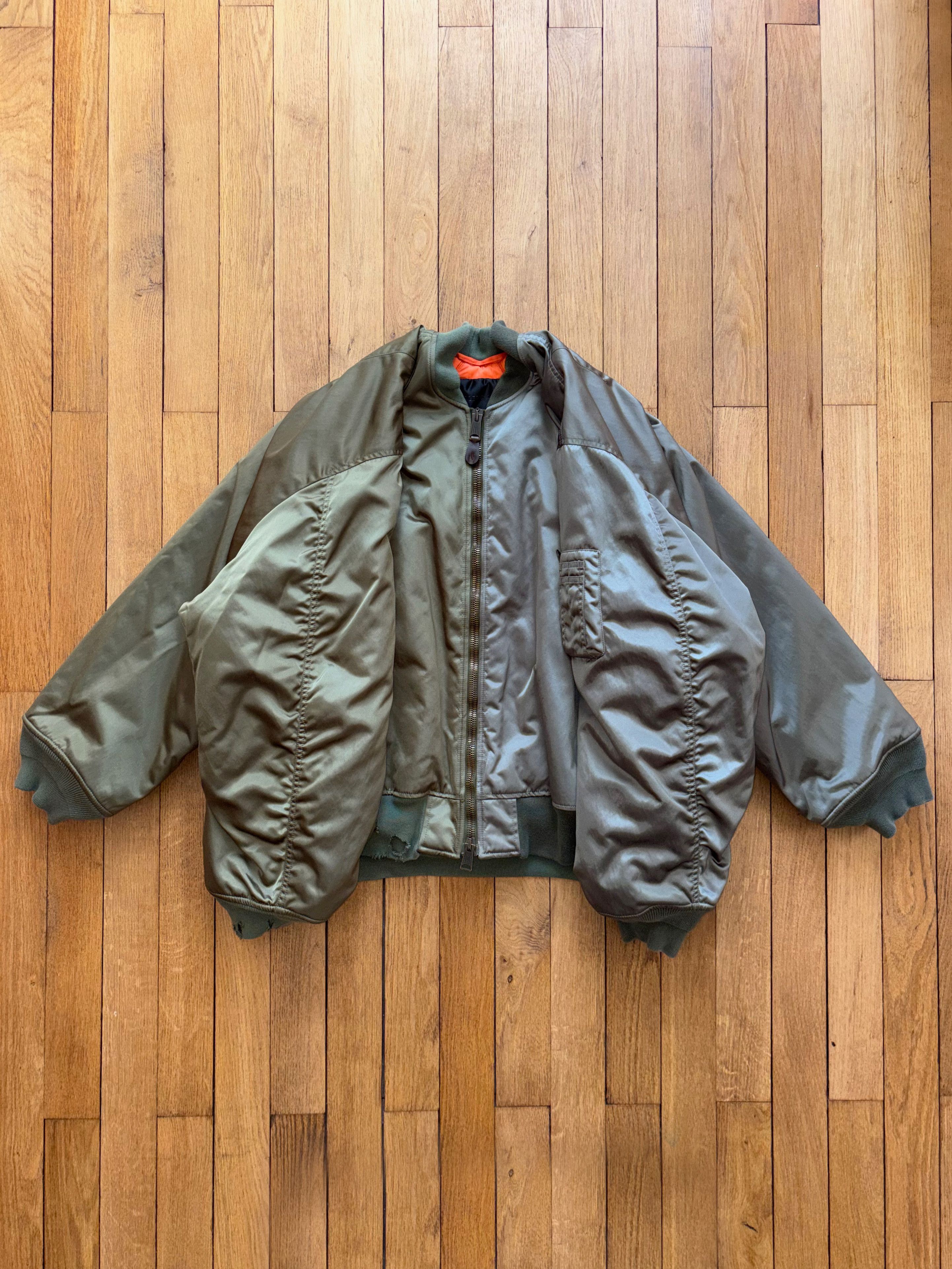 Balenciaga ⚠️RARE⚠️ Balenciaga SS22 Destroyed Bomber Jacket