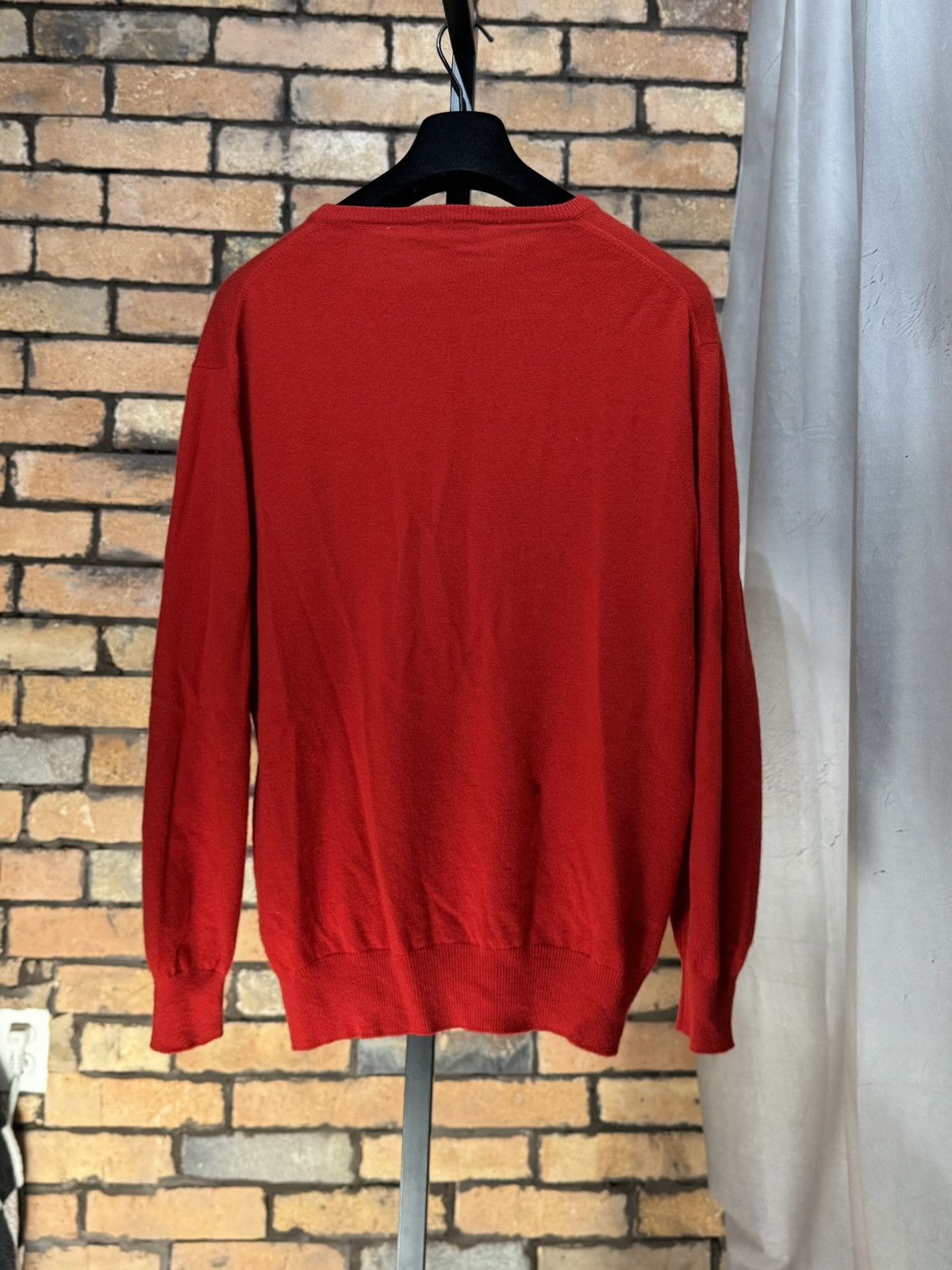 Loro Piana RED PURE CASHMERE CREW NECK SWEATER QUIET LUXURY XL 56 Size US XL / EU 56 / 4 - 2 Thumbnail