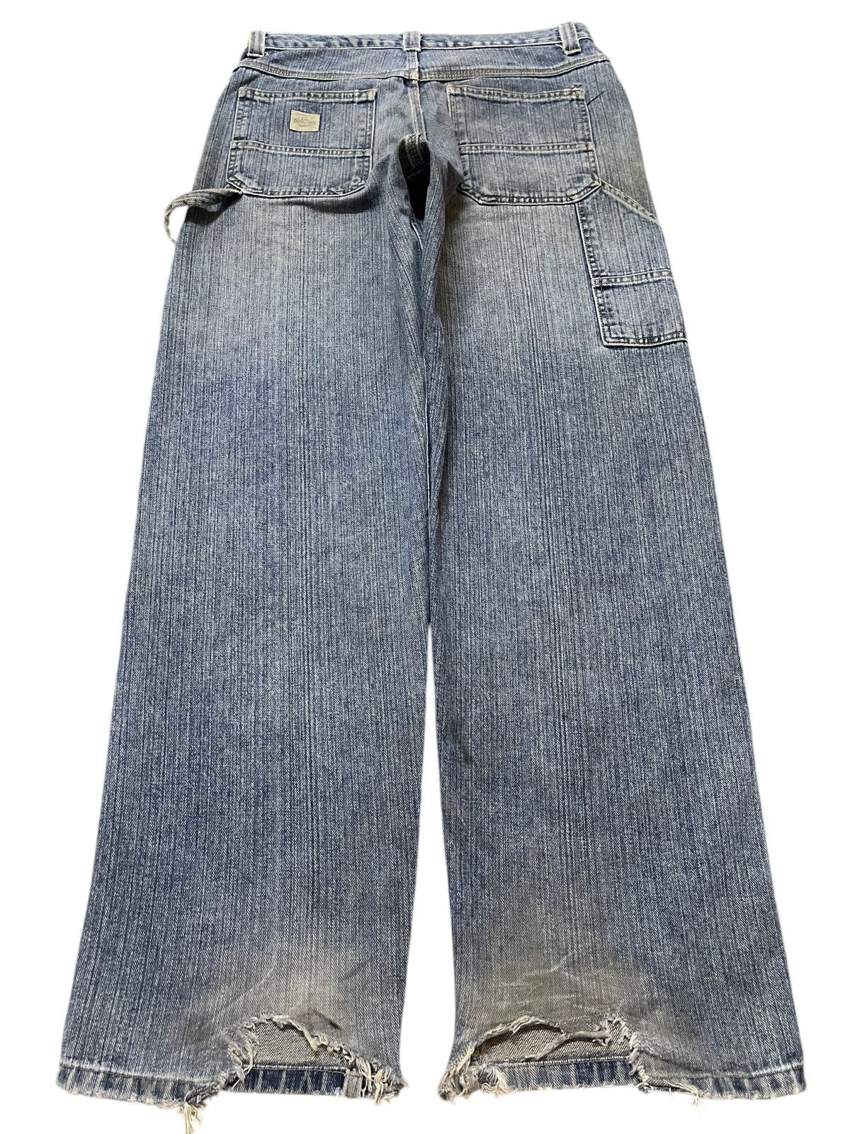 Lee Vintage 90s Lee Dungarees Faded Wash Carpenter Baggy Jeans Size US 32 / EU 48 - 2 Thumbnail