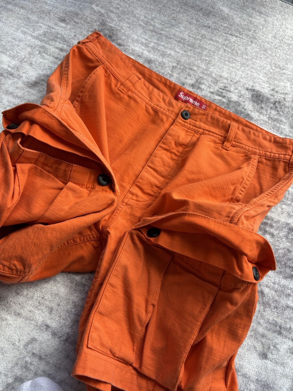 Supreme Supreme Cargo Short Orange SS16 Size US 32 / EU 48 - 5 Thumbnail