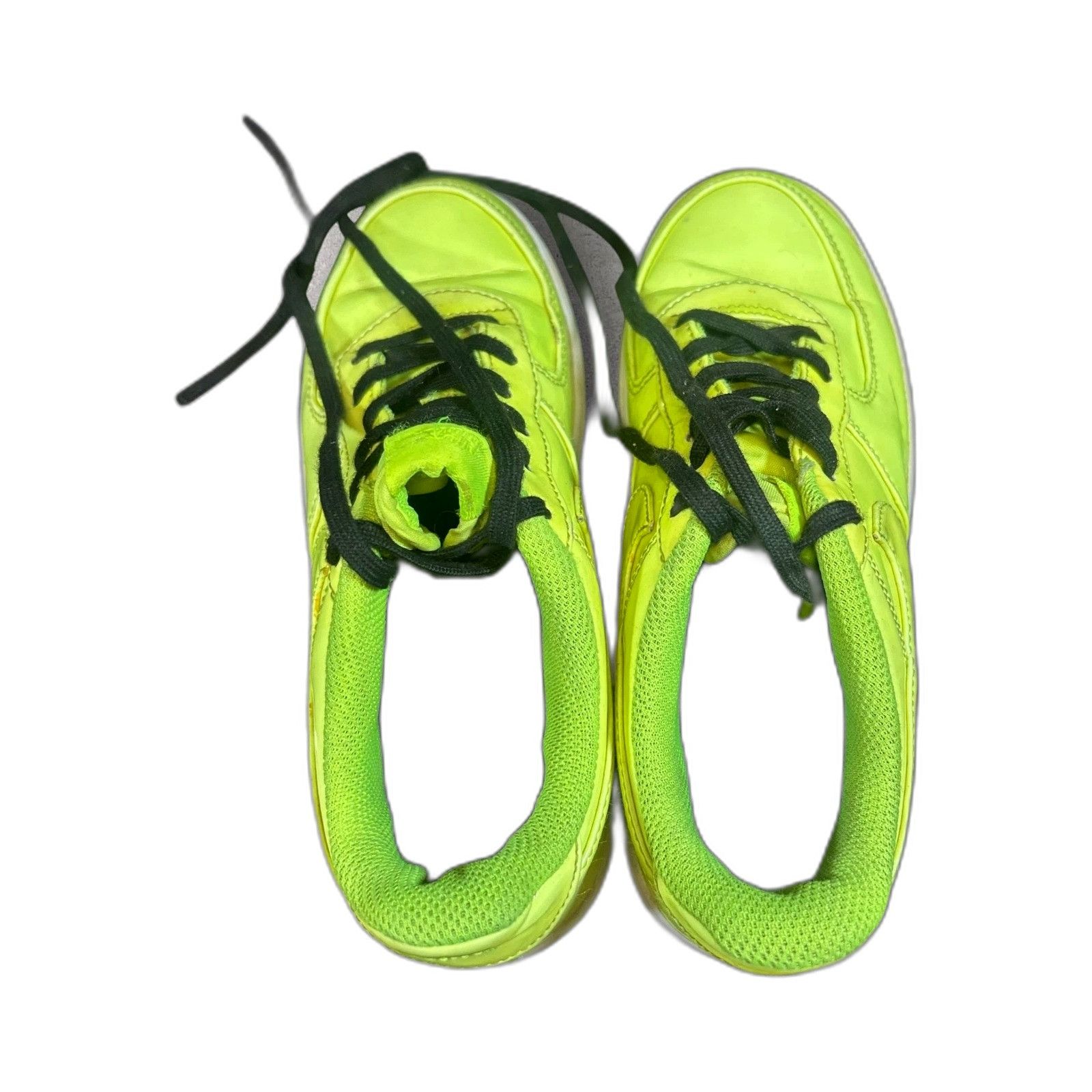 Nike 2018 Nike Air Force I 1 Low LV8 UV Volt PS Preschool AO2287- Size US XXS / EU 40 - 9 Thumbnail