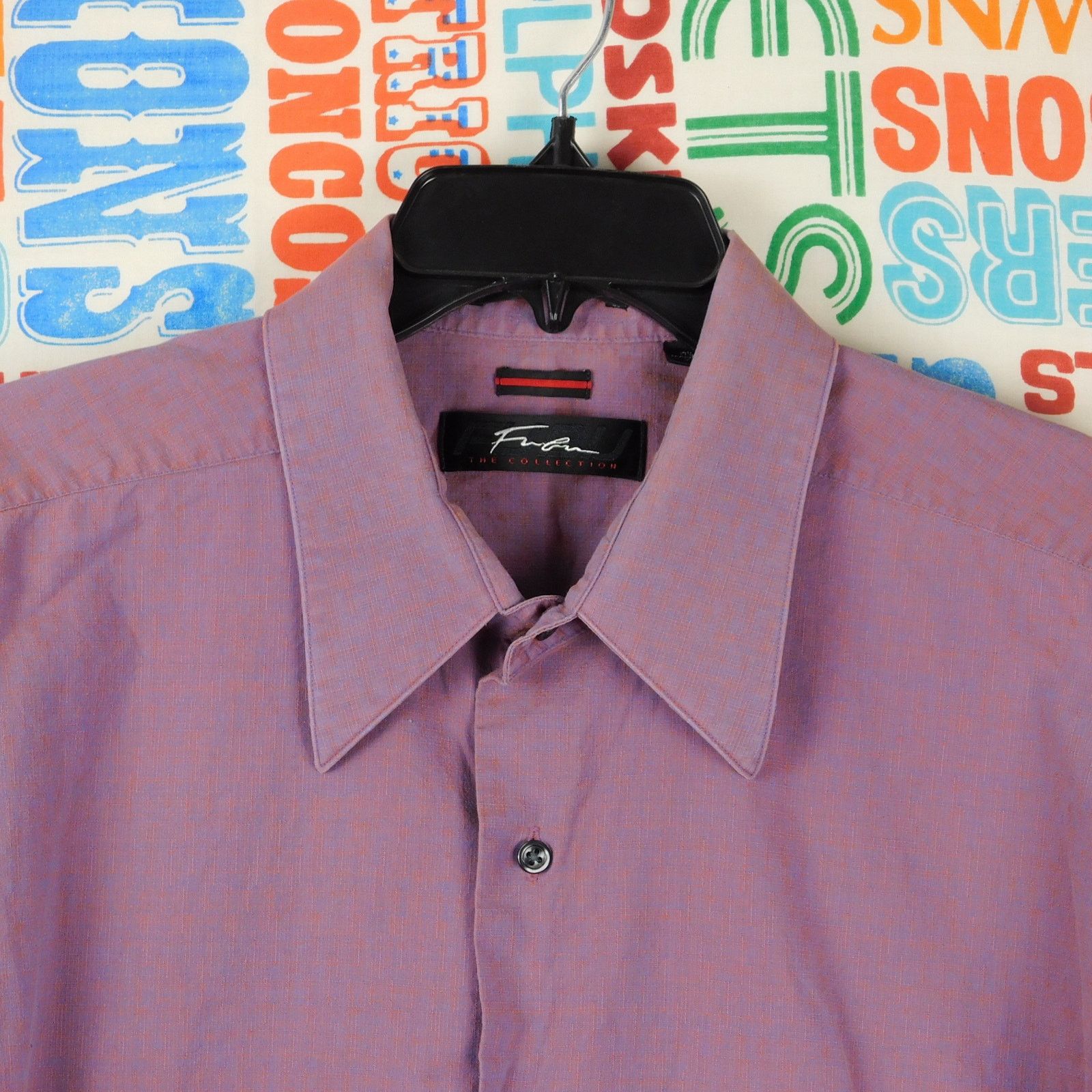 Fubu FUBU Collection Shirt XL Purple Short Sleeve Button Up Y2K Size US XL / EU 56 / 4 - 5 Thumbnail