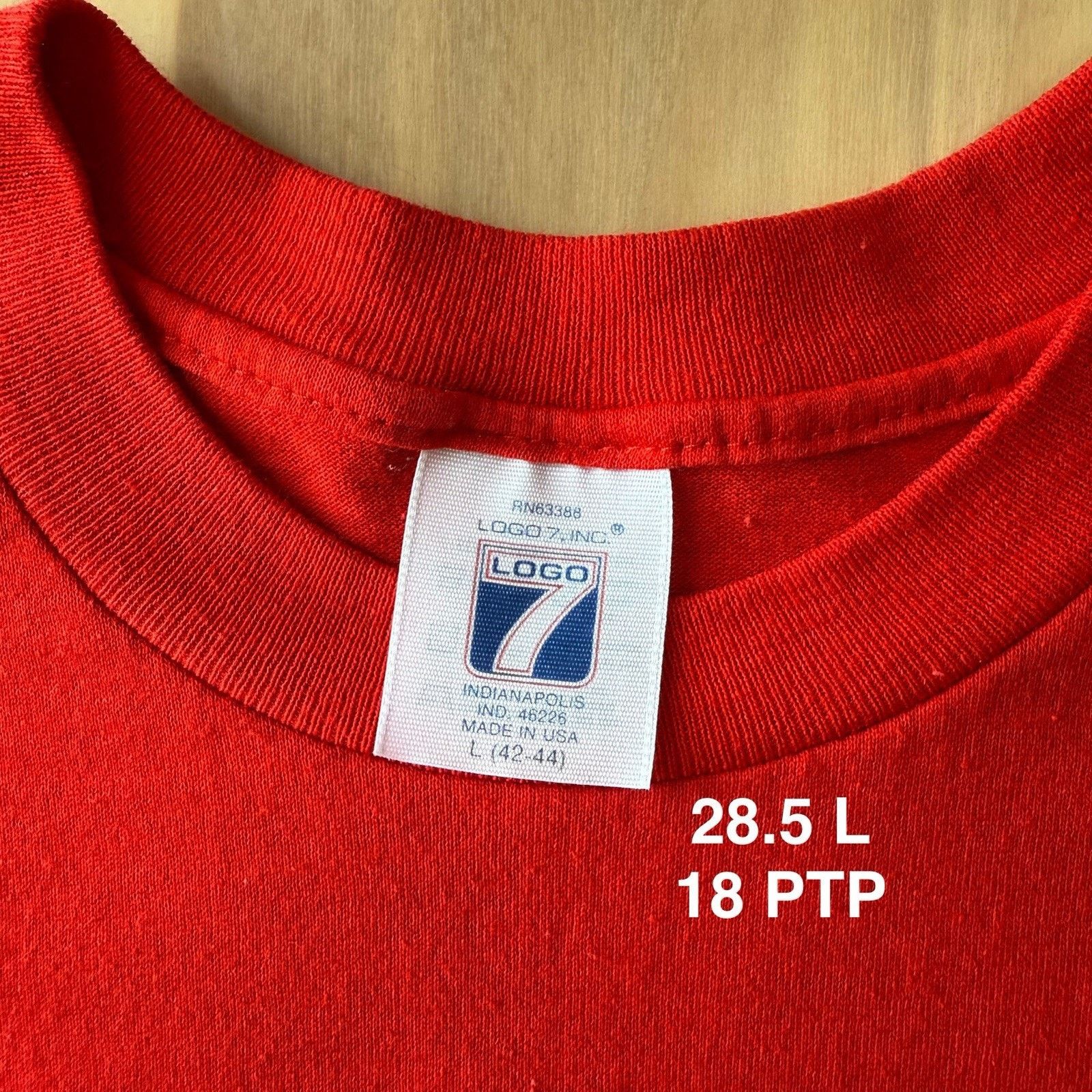 Logo 7 Vintage San Francisco 49ers Shirt L Red 80s Logo 7 NFL Size US L / EU 52-54 / 3 - 5 Thumbnail