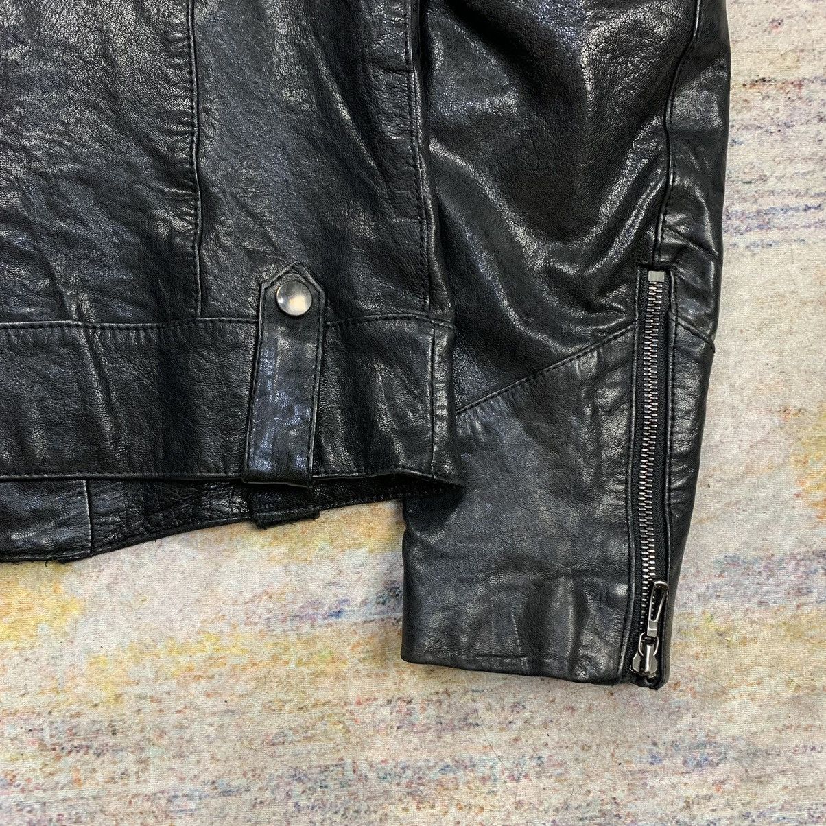Issey Miyake × Tete Homme Tete homme bikers multi zipper leather jacket Size US L / EU 52-54 / 3 - 8 Thumbnail