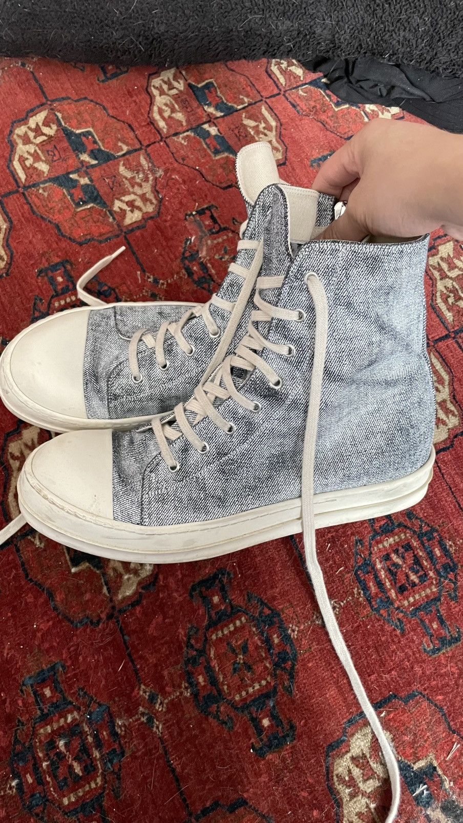 Rick Owens Rick Owens x Self Edge Ramones Size US 10 / EU 43 - 2 Thumbnail
