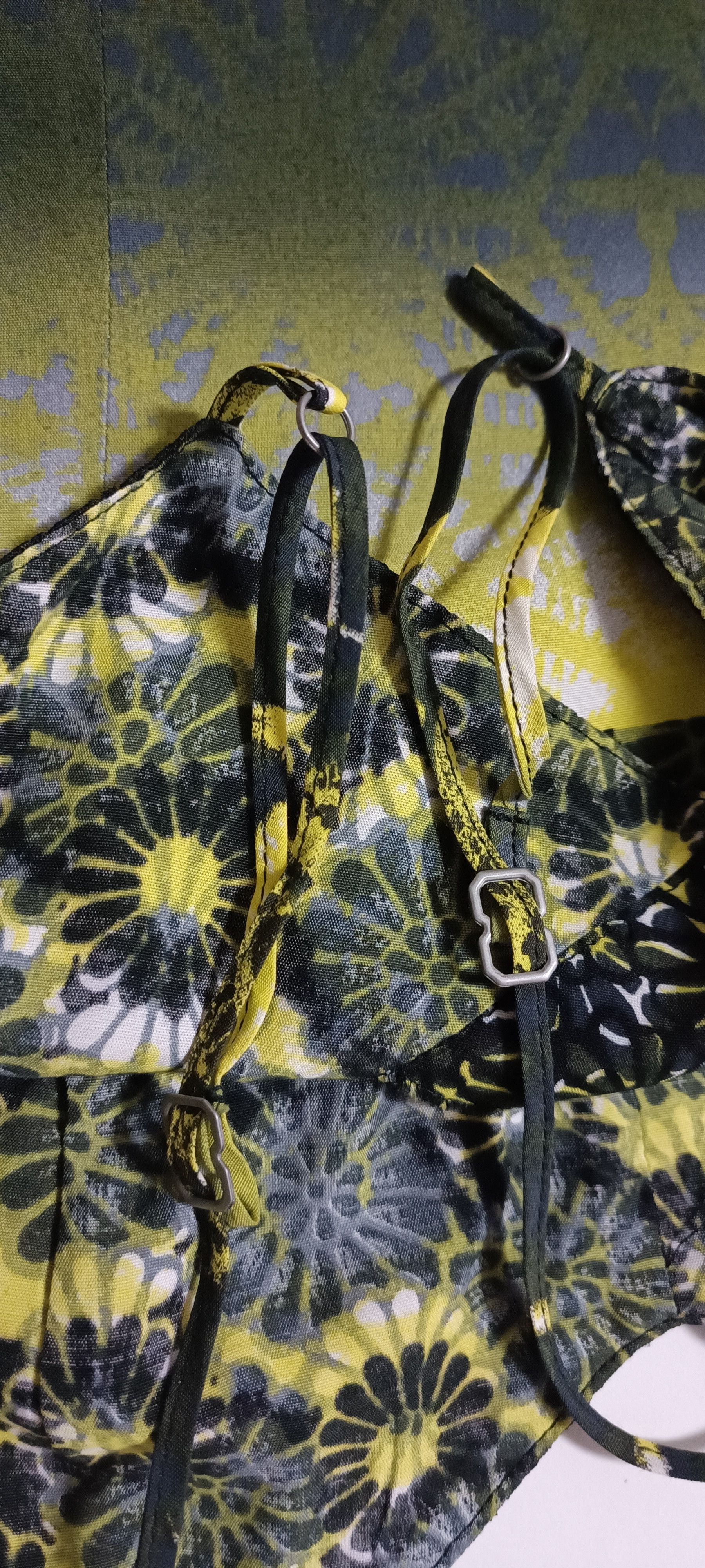 Jean Paul Gaultier SS2000 - Psychedelic print midi dress Size S / US 4 / IT 40 - 25 Thumbnail