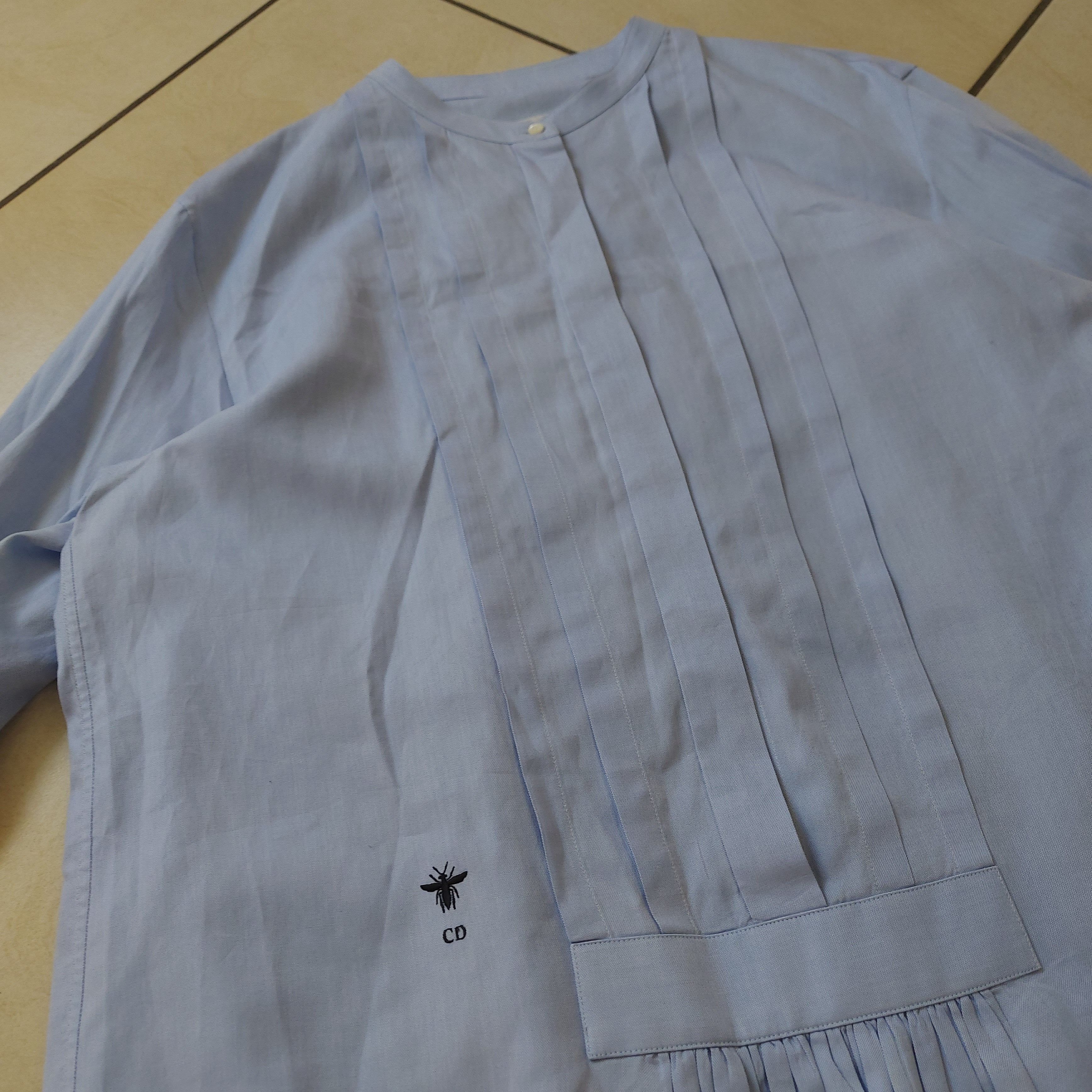 Christian Dior Monsieur Christian Dior blue dress shirt Size XL / US 12-14 / IT 48-50 - 6 Thumbnail
