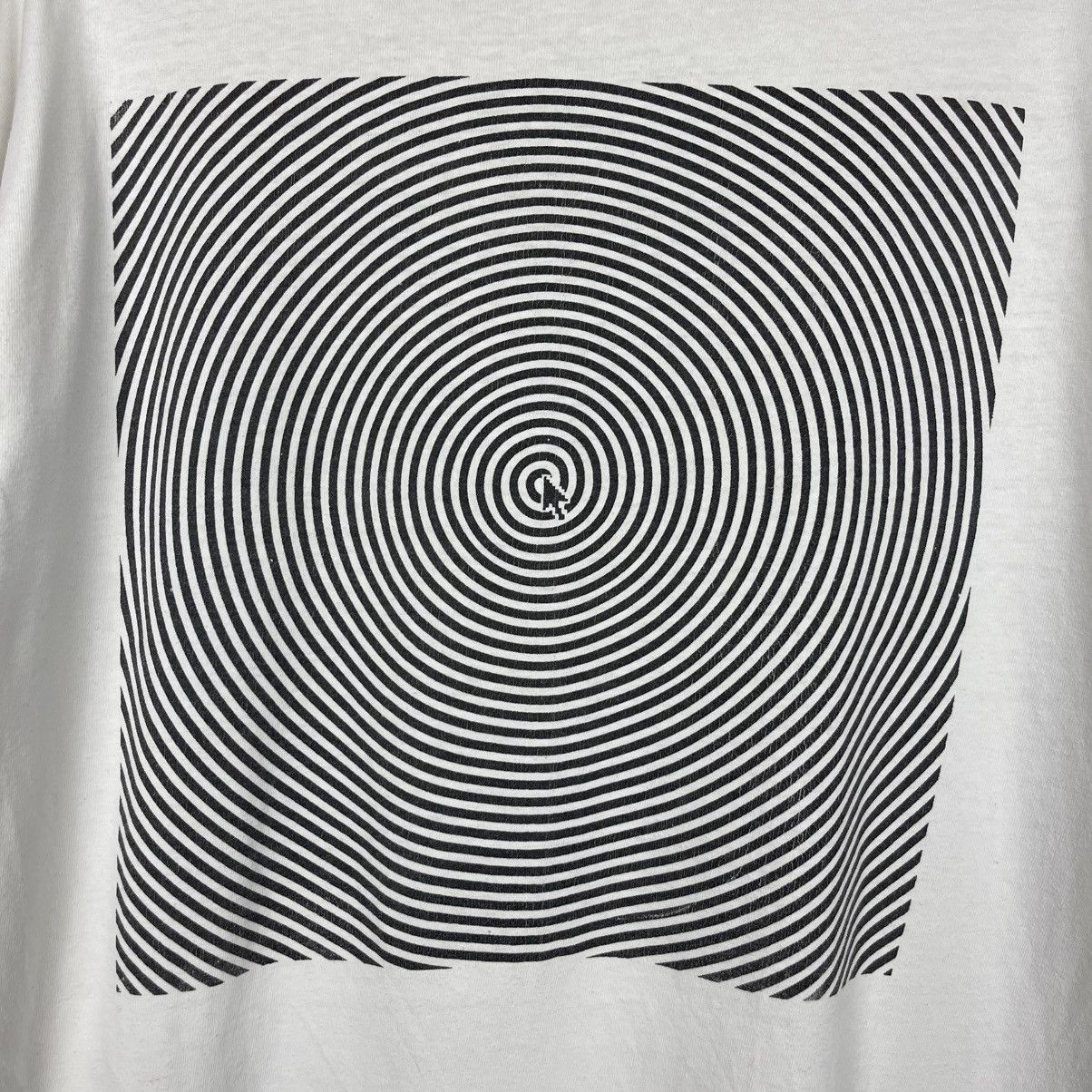 Vintage Vintage 90s Hanes Vibe Spiral Graphic T shirt Cannabis Size US XL / EU 56 / 4 - 6 Thumbnail