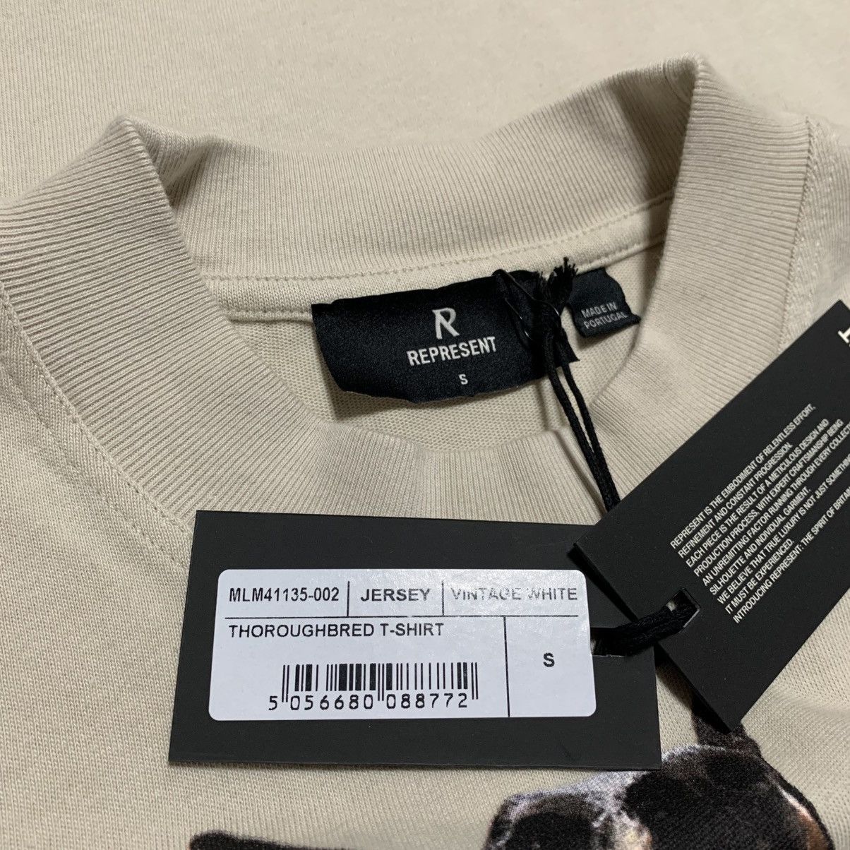 Represent Clo. Represent Small Tee Thoroughbred Dog Vintage White T-Shirt Size US S / EU 44-46 / 1 - 5 Thumbnail