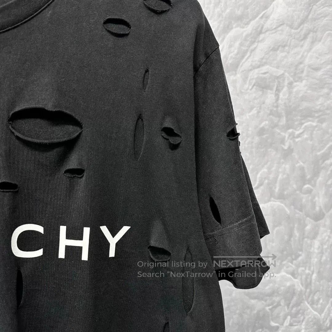 Givenchy distressed givenchy short sleeve t-shirt xs. Size US XS / EU 42 / 0 - 4 Thumbnail