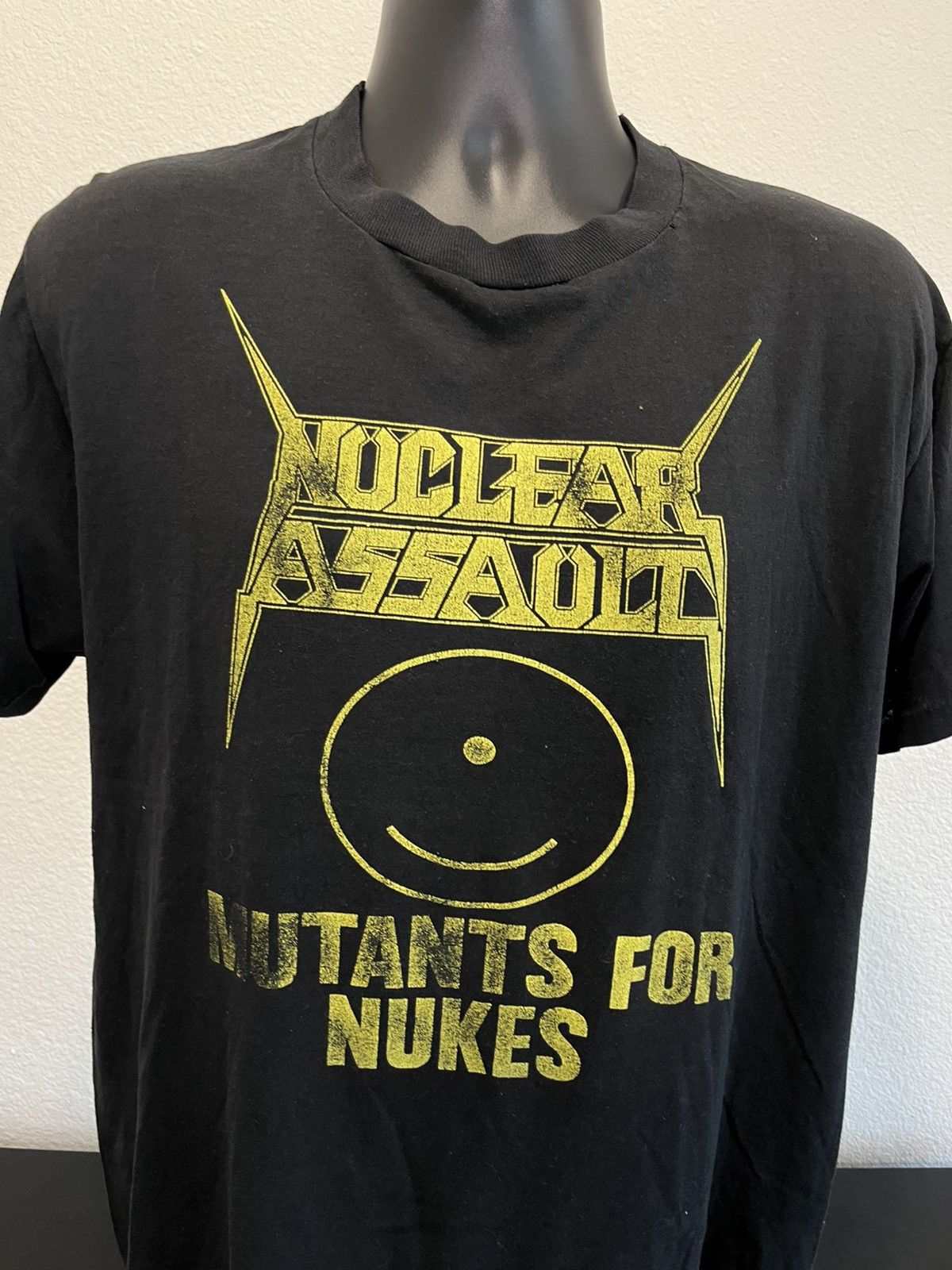 Band Tees × Vintage Nuclear assault shirt mutants for nukes vintage 80s/90s Size US XL / EU 56 / 4 - 3 Thumbnail