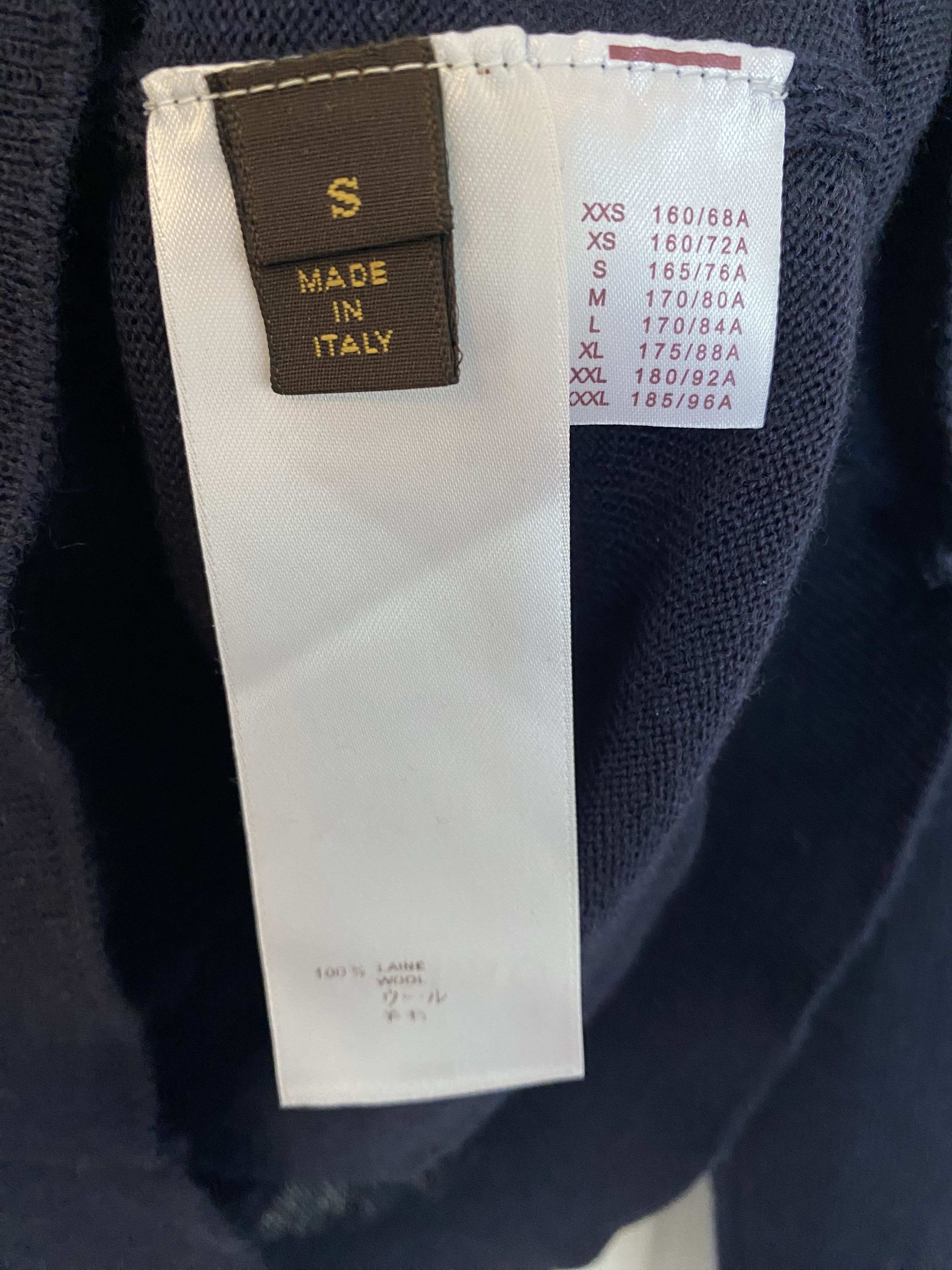 Louis Vuitton Louis Vuitton Oversized "LV" Logo Crewneck Sweater Size US S / EU 44-46 / 1 - 6 Thumbnail