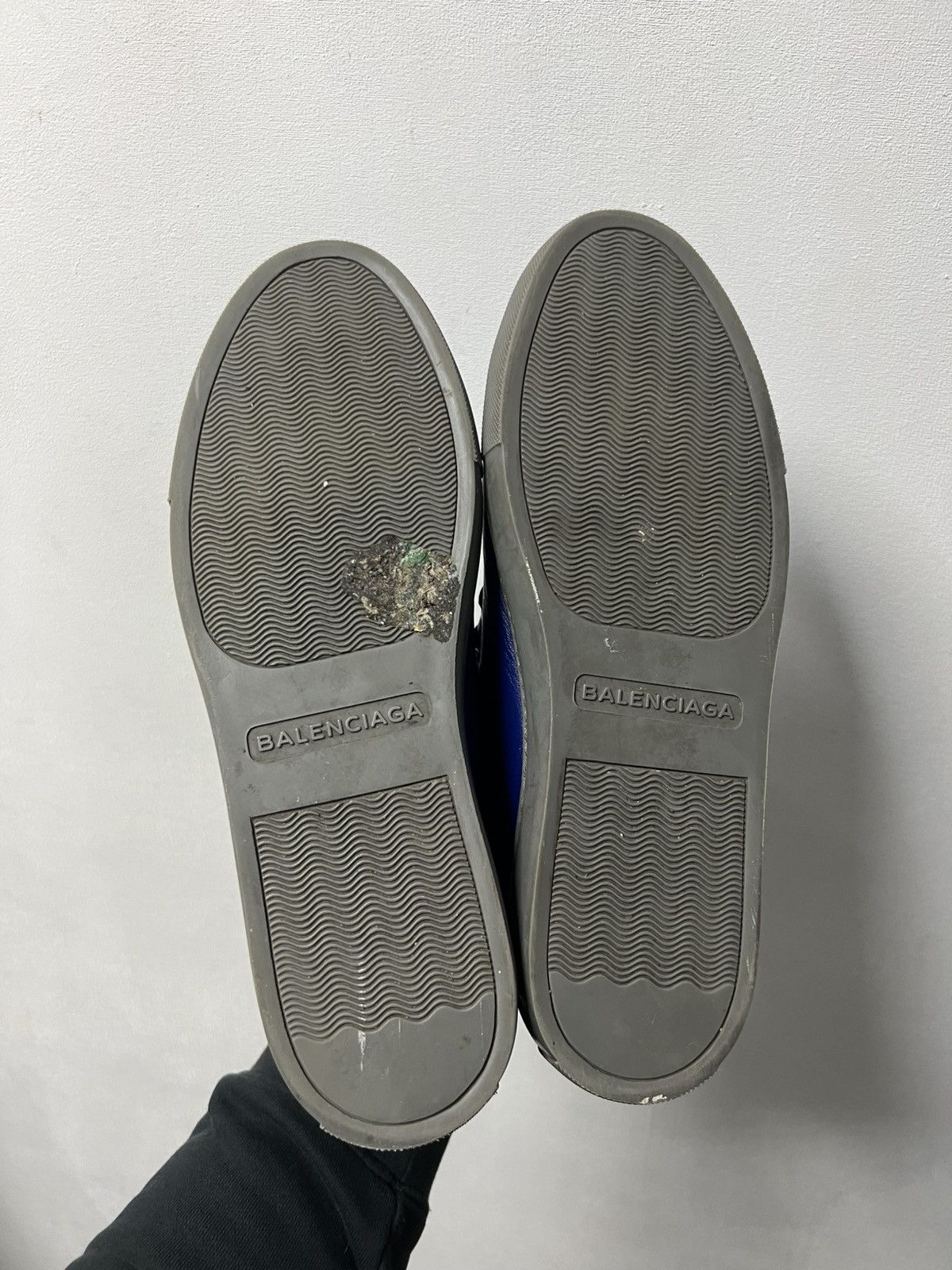 Balenciaga Balenciaga Arena High Black Cracked Leather Sneakers Size US 8 / EU 41 - 11 Thumbnail