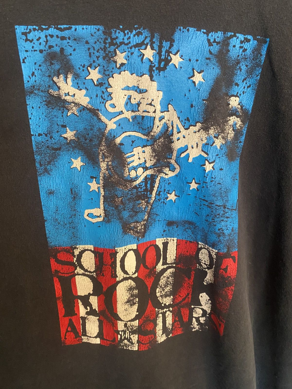 Gildan Vintage School of Rock All Stars American Flag Band Tee XXL Size US XXL / EU 58 / 5 - 3 Thumbnail