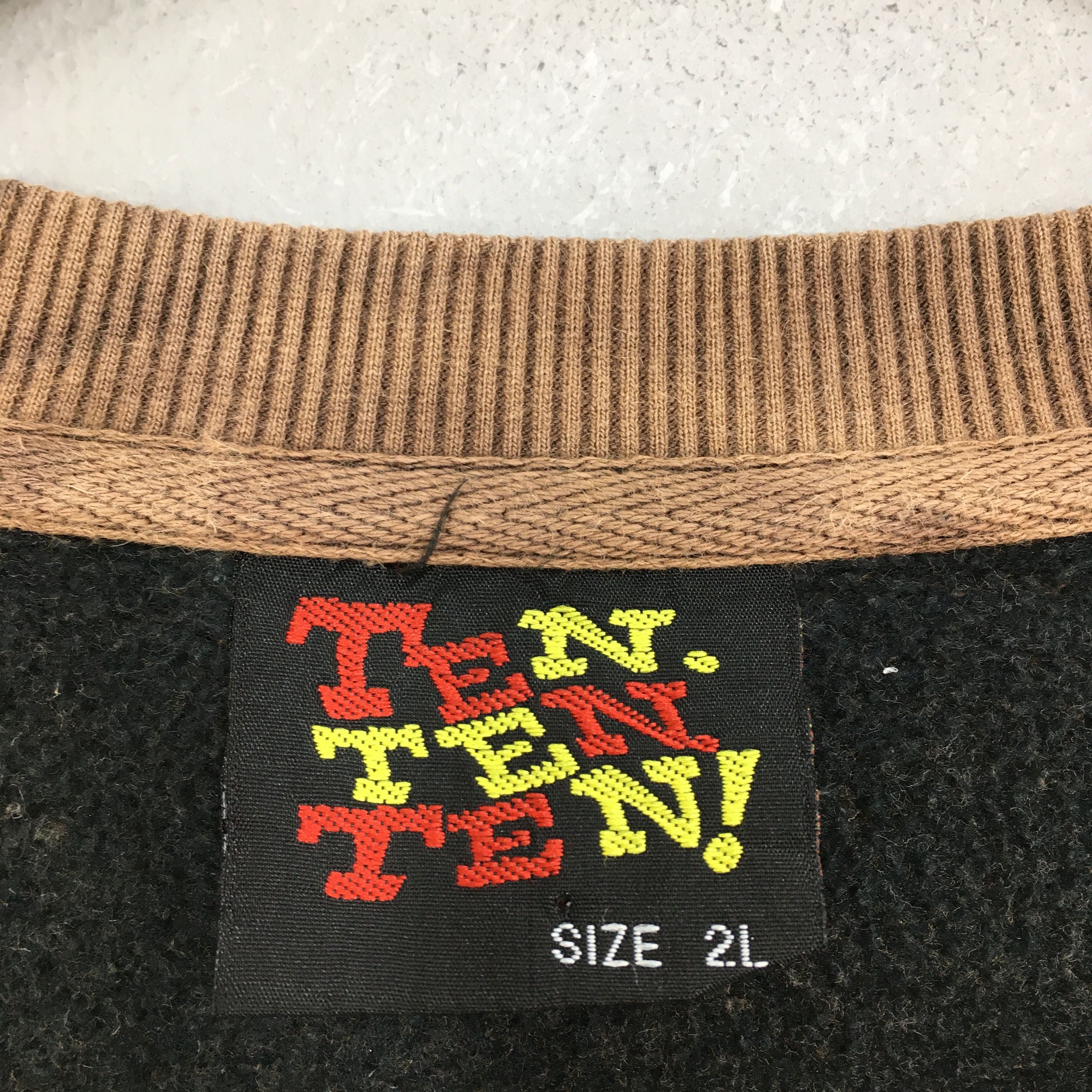 Vintage Vintage 90s Streetwear Skaters Bleach Sweatshirt Large Size US L / EU 52-54 / 3 - 5 Thumbnail