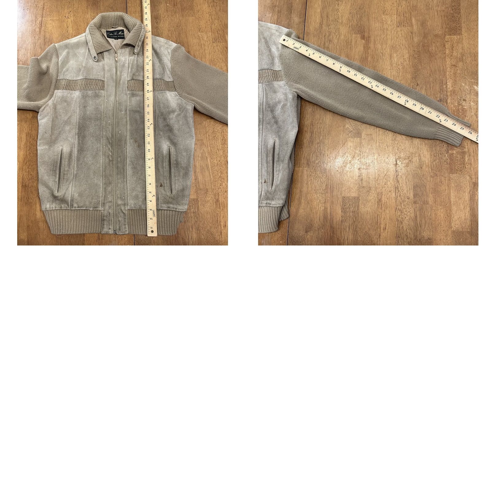 Vintage VINTAGE Colin St. Marx Jacket Leather Beige XL Women's 80s Suede Motorcycle Size XL / US 12-14 / IT 48-50 - 8 Thumbnail