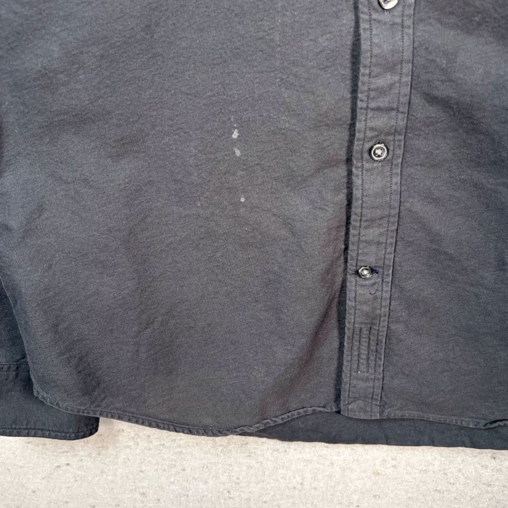 Club Monaco Club Monaco Men Large Slim Fit Black Button-Down Shirt 100% Cotton Button-Up Long Sleeve U Size US L / EU 52-54 / 3 - 7 Thumbnail