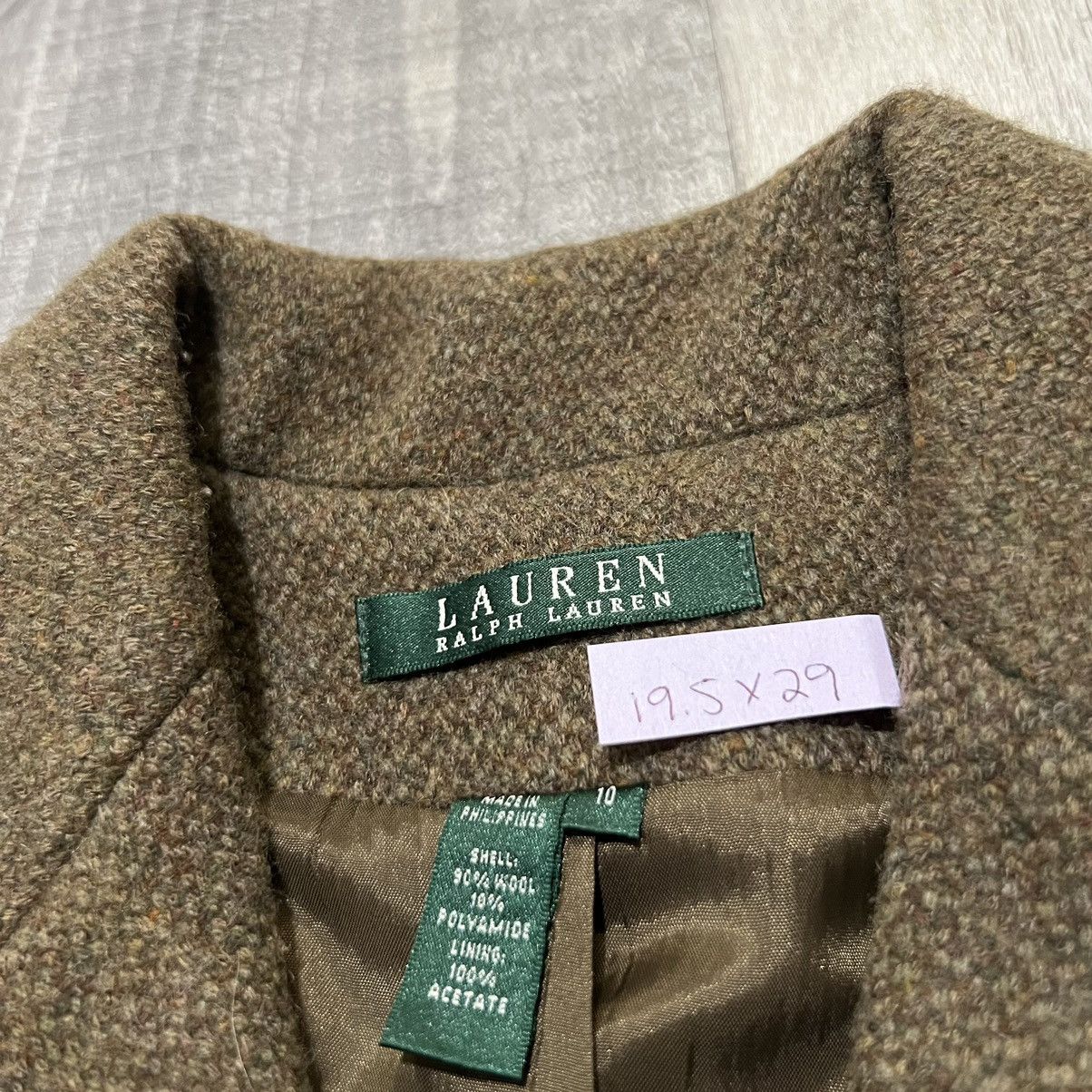 Lauren Ralph Lauren Lauren Ralph Lauren Tweed Wool 4 Pocket Overcoat Jacket Size M / US 6-8 / IT 42-44 - 4 Thumbnail
