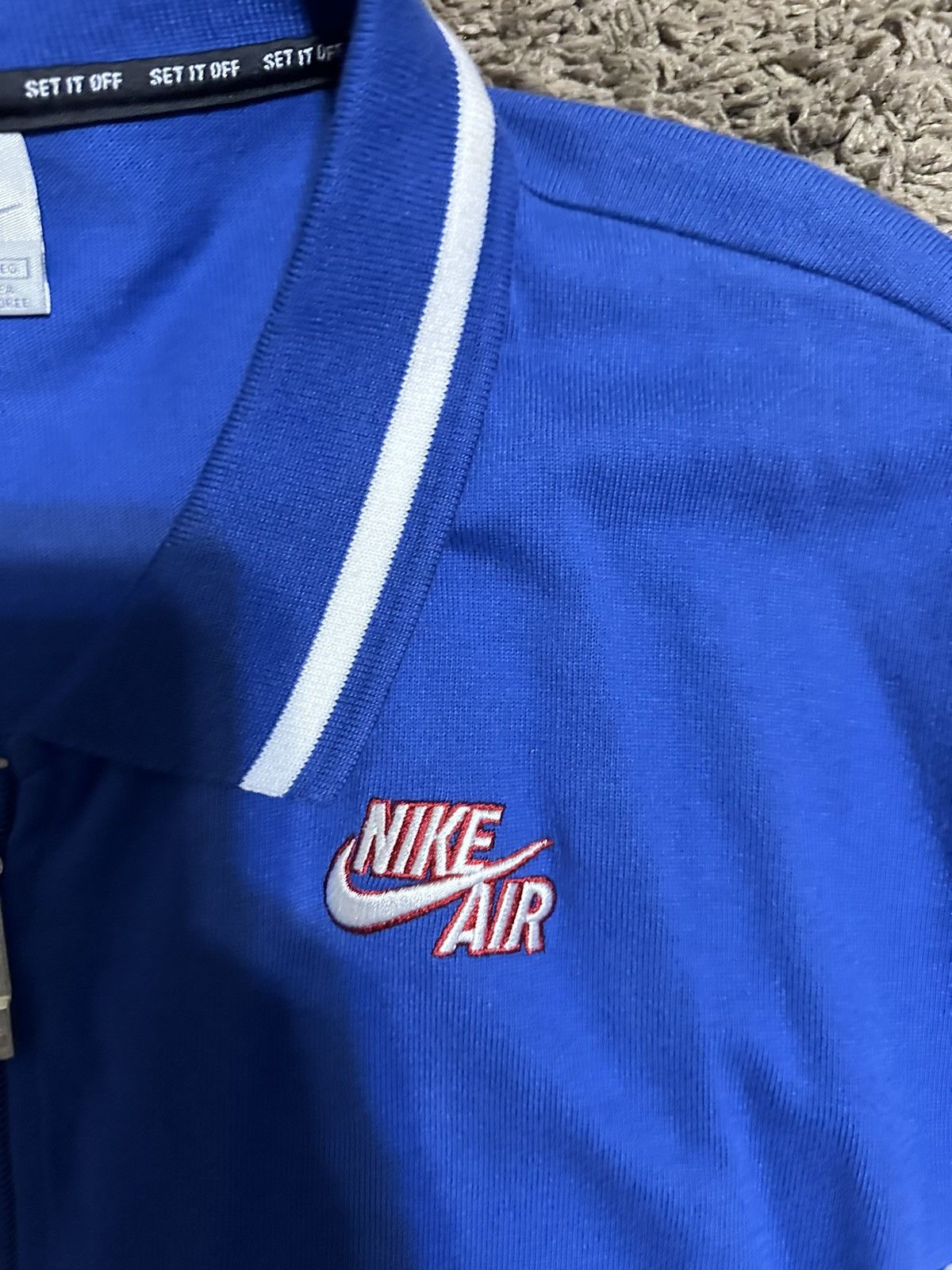 Nike × Vintage Vintage Nike Air “blue red white” shirt 00s size XL Size US XL / EU 56 / 4 - 2 Thumbnail