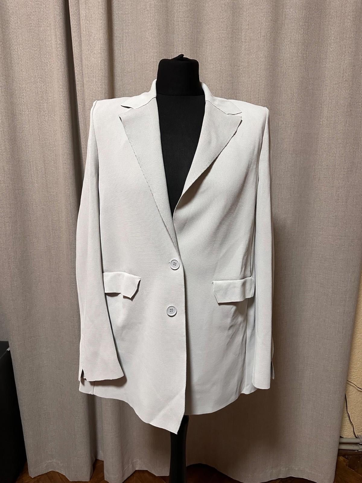Other MRZ single-breasted blazer white Italy Sz L Size L / US 10 / IT 46 - 1 Thumbnail
